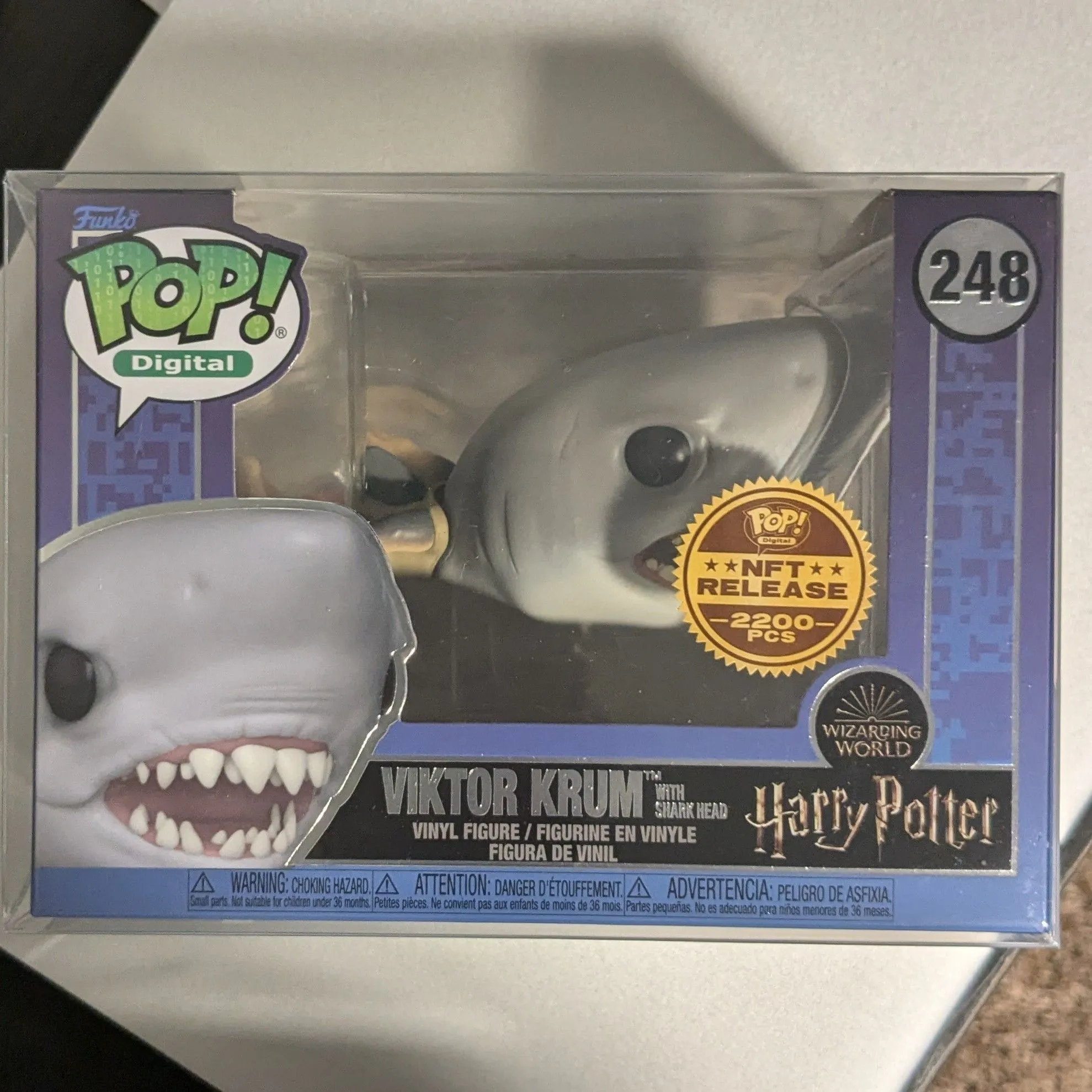 Harry Potter - Viktor Krum with Shark Head (NFT) 248 · Whatnot : Acheter,  vendre et tisser des liens, image size:1979x1979