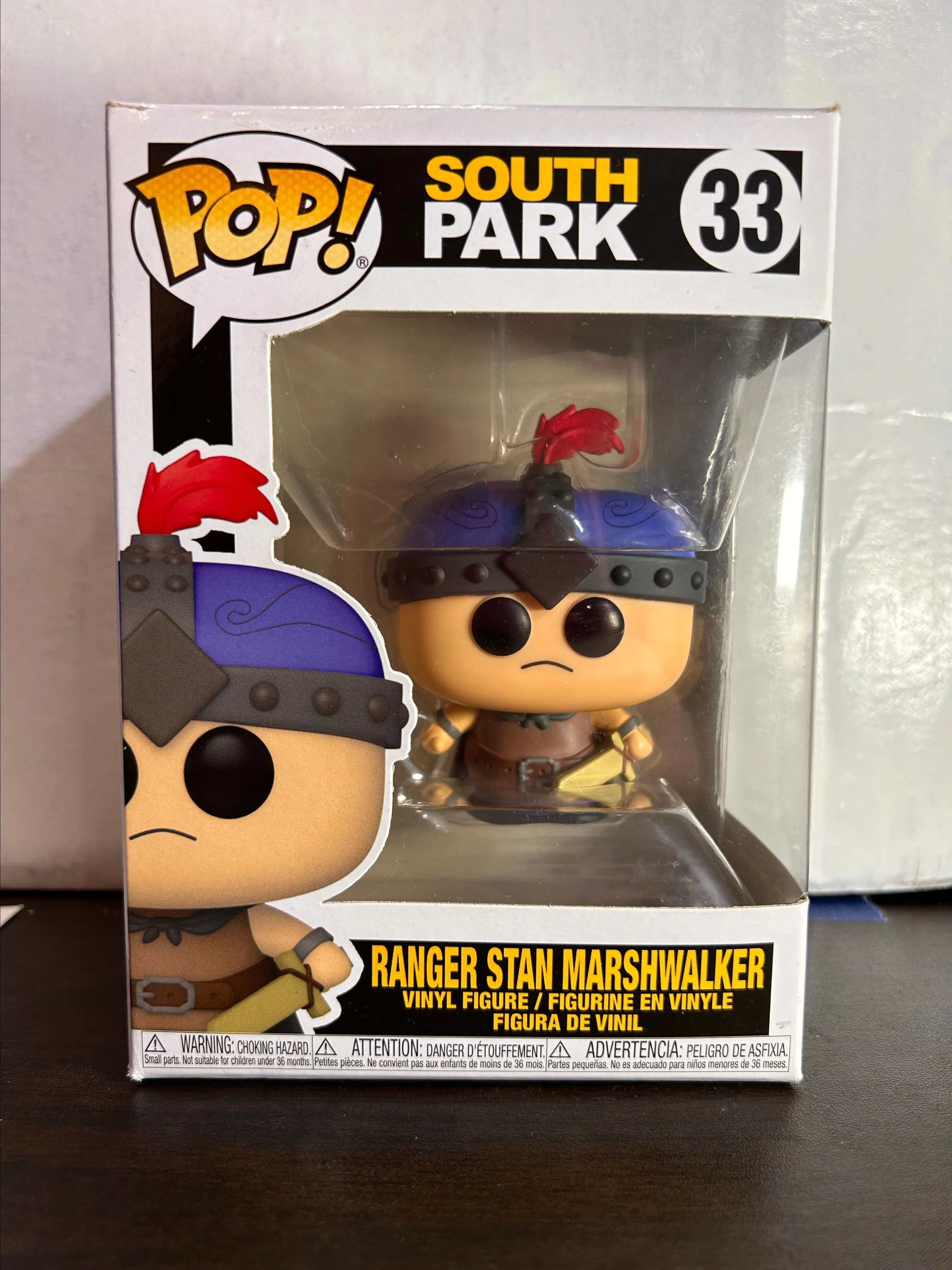 Product image for Ranger Stan Marshwalker South Park Vaulted Funko Pop 33 With Protector