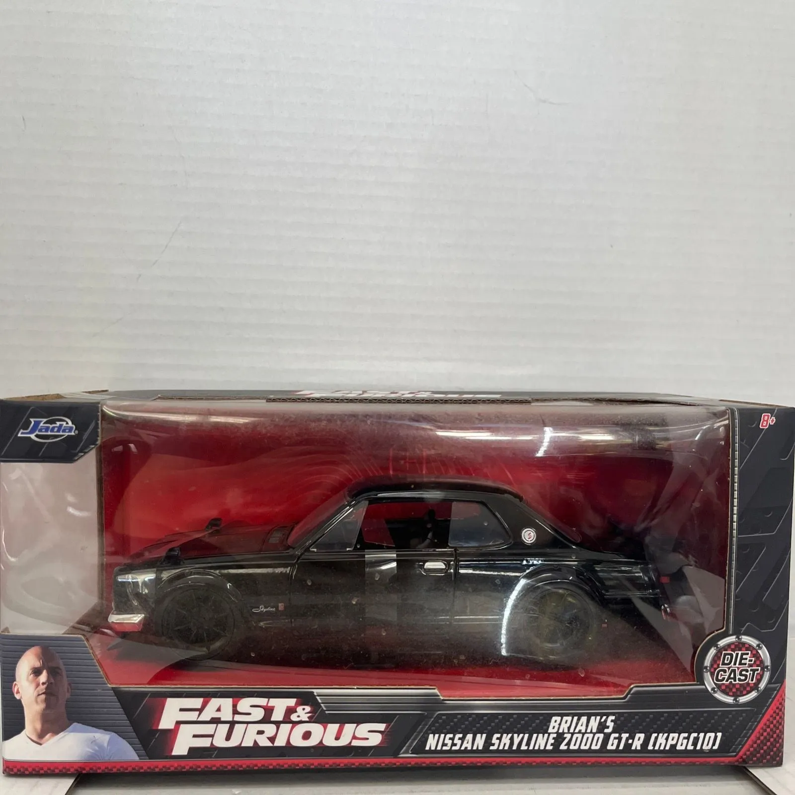 Product image for Jada BRIAN'S NISSAN SKYLINE 2000 GT-R (KPGC10) 1:24 Diecast Fast & Furious