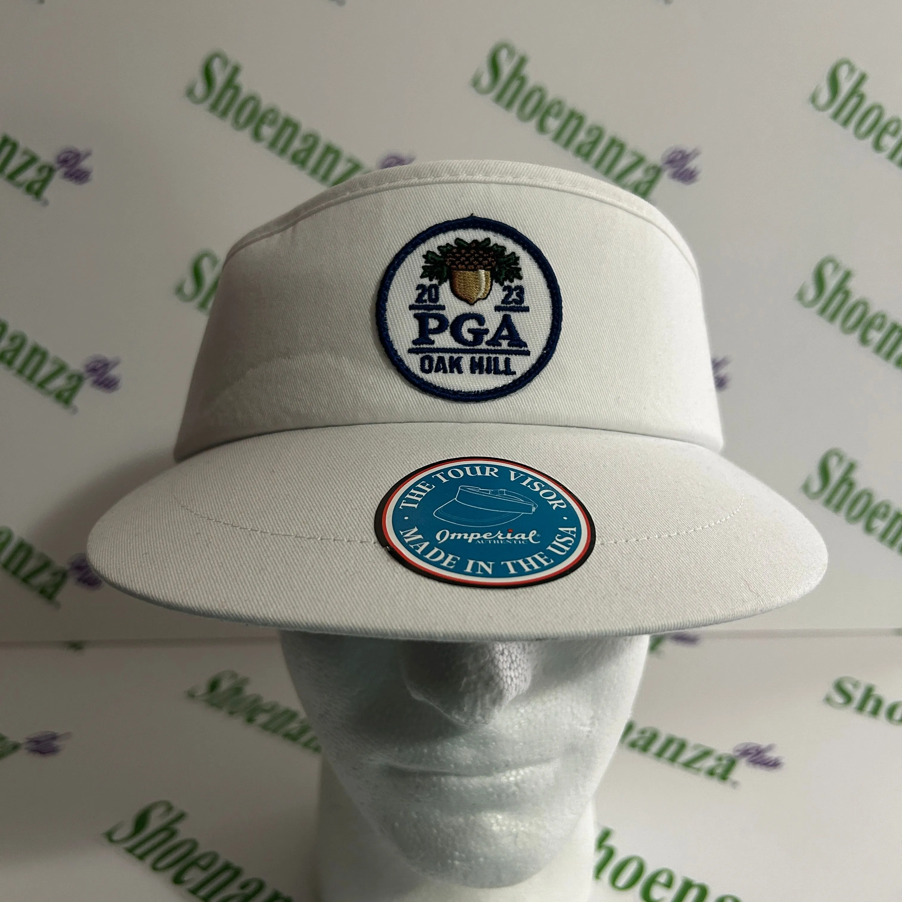 Product image for Imperial The Tour Visor 2023 PGA Oak Hill Championship Golf Adjustable White Hat