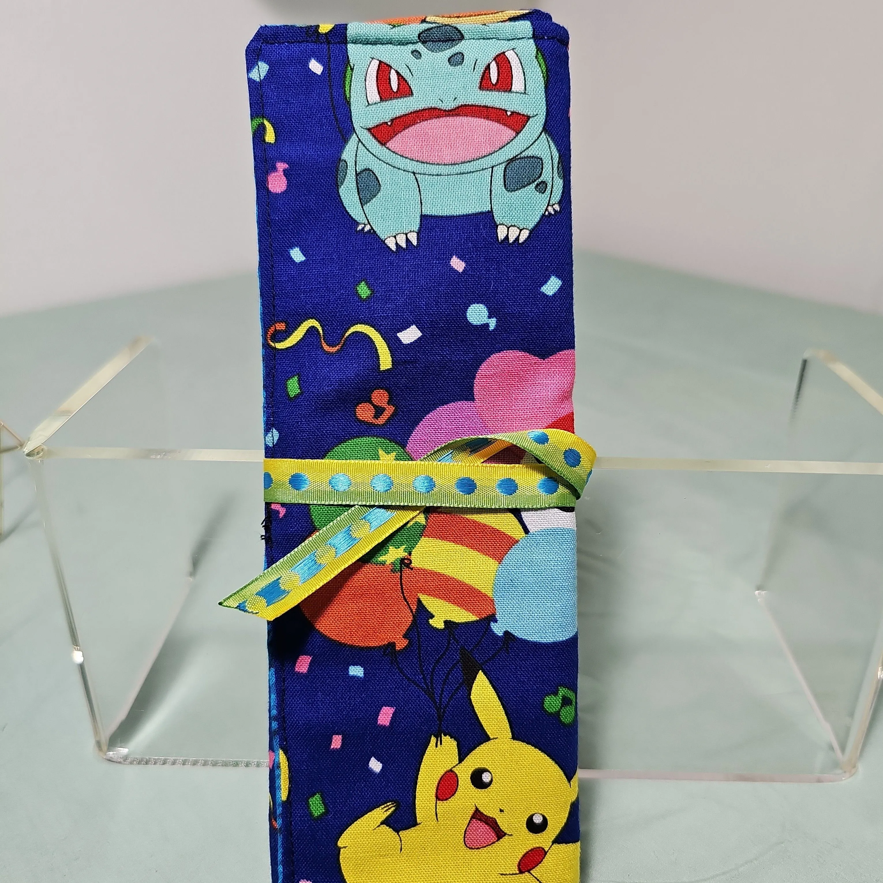 Product image for pokemon blue pencil roll case