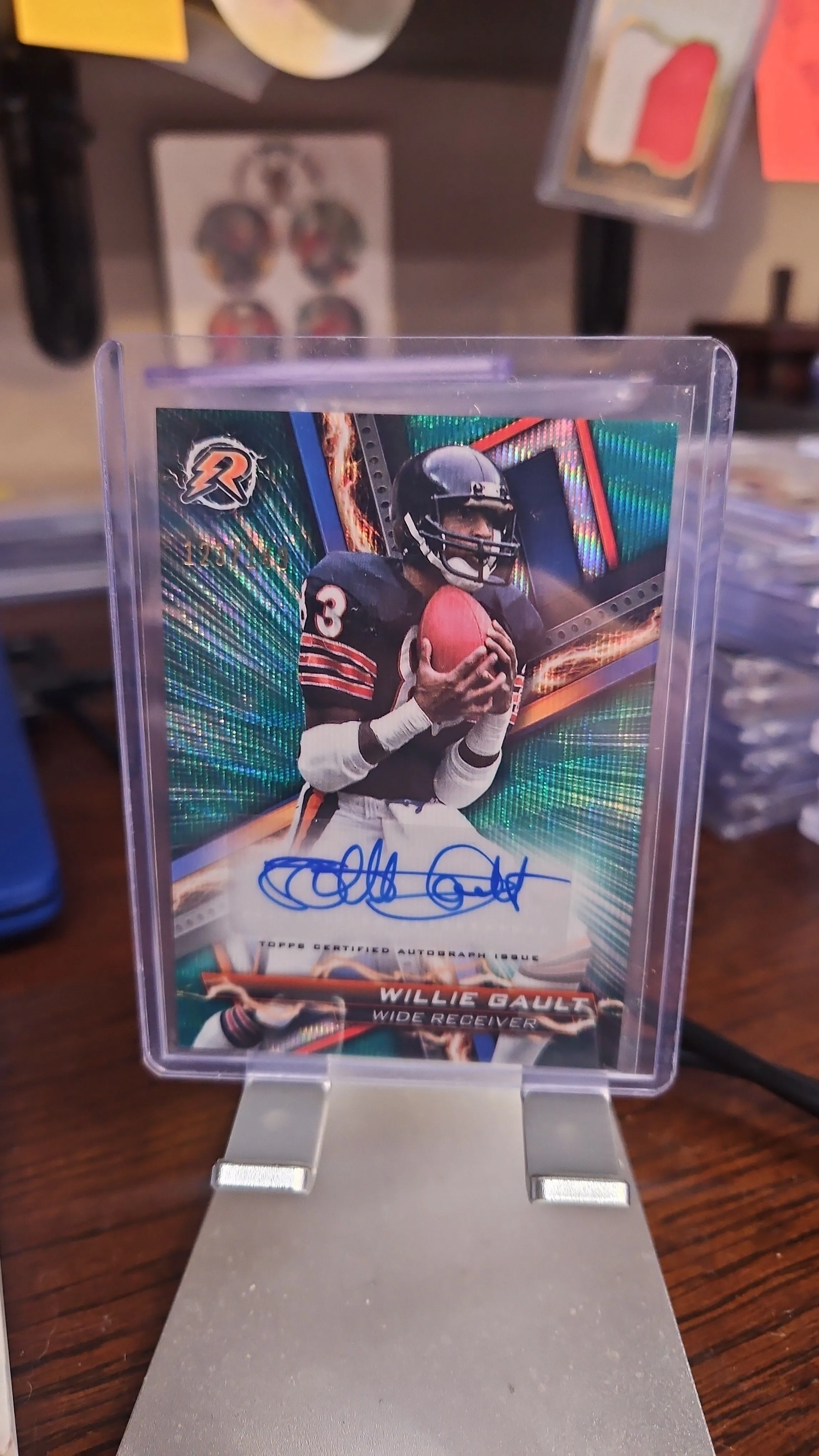 Product image for Willie Gault Auto #d 123/149...2024 Topps Resurgence...Bears