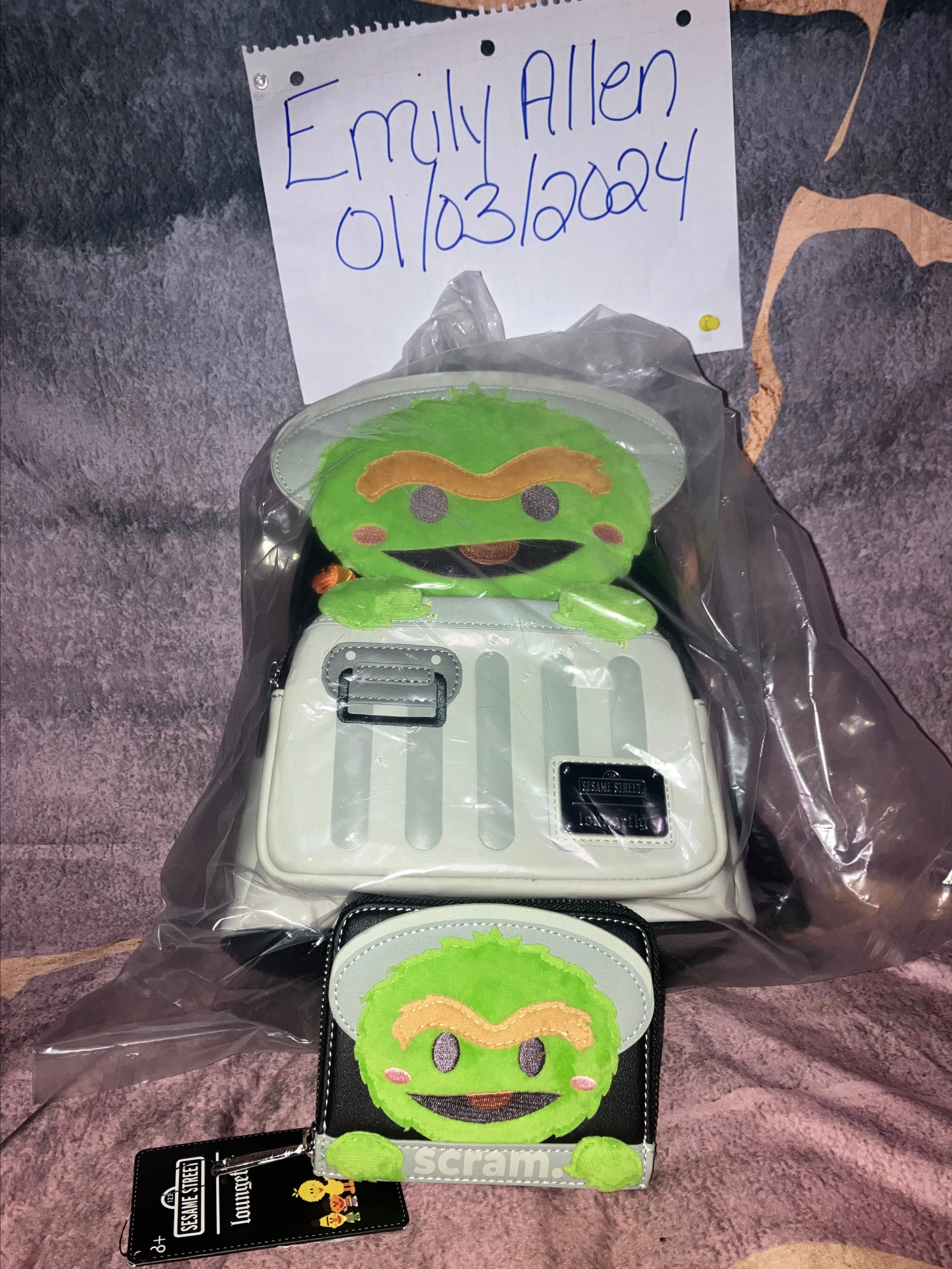 Product image for Oscar the grouch loungefly