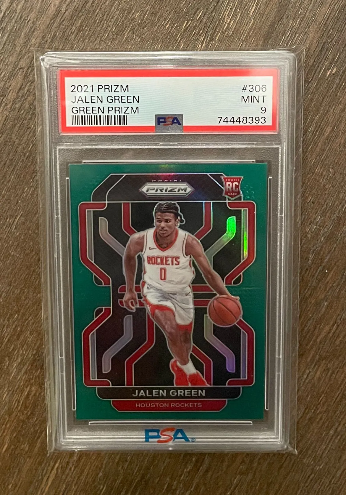 Product image for 2021 Jalen Green PSA 9 Green Prizm RC