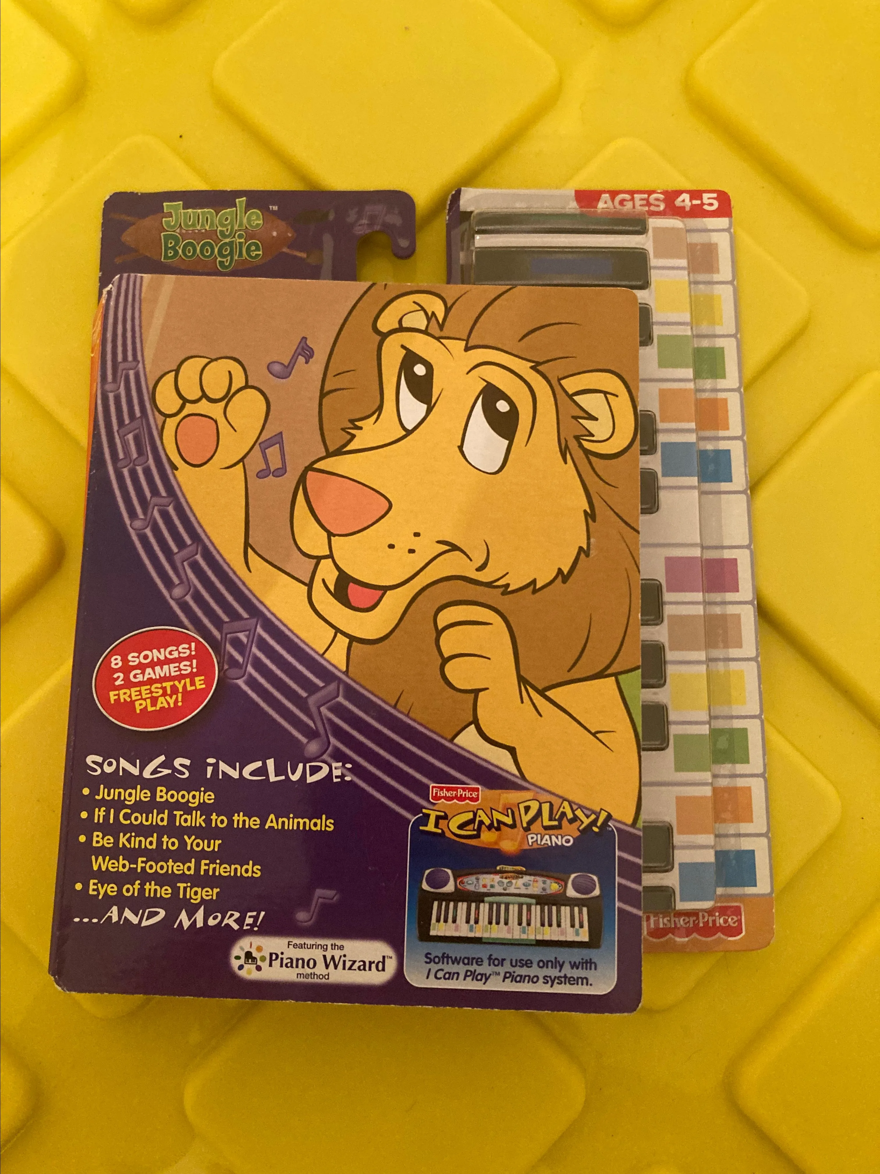 Product image for I Can Play Piano Software Cartridges - JUNGLE BOOGIE