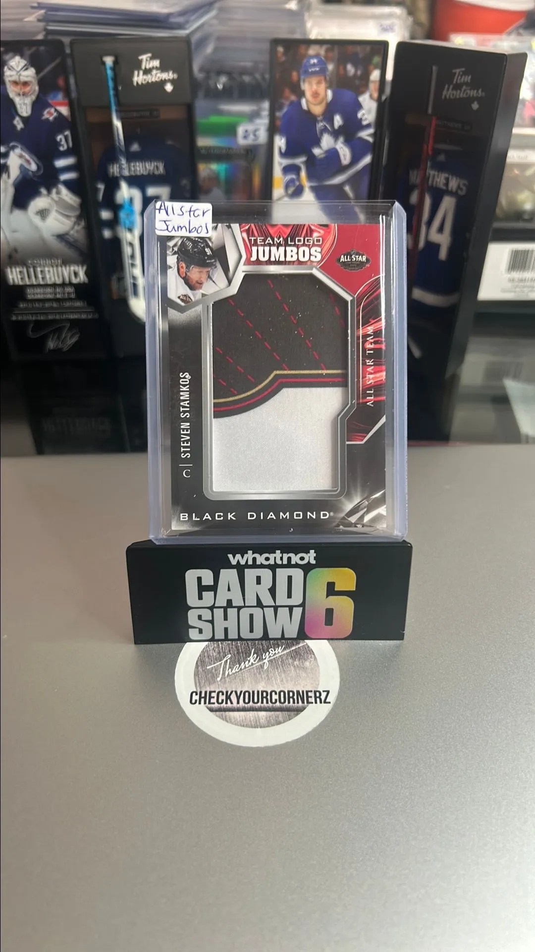 Product image for ALL STAR TEAM LOGO JUMBOS STEVEN STAMKOS BLACK DIAMOND