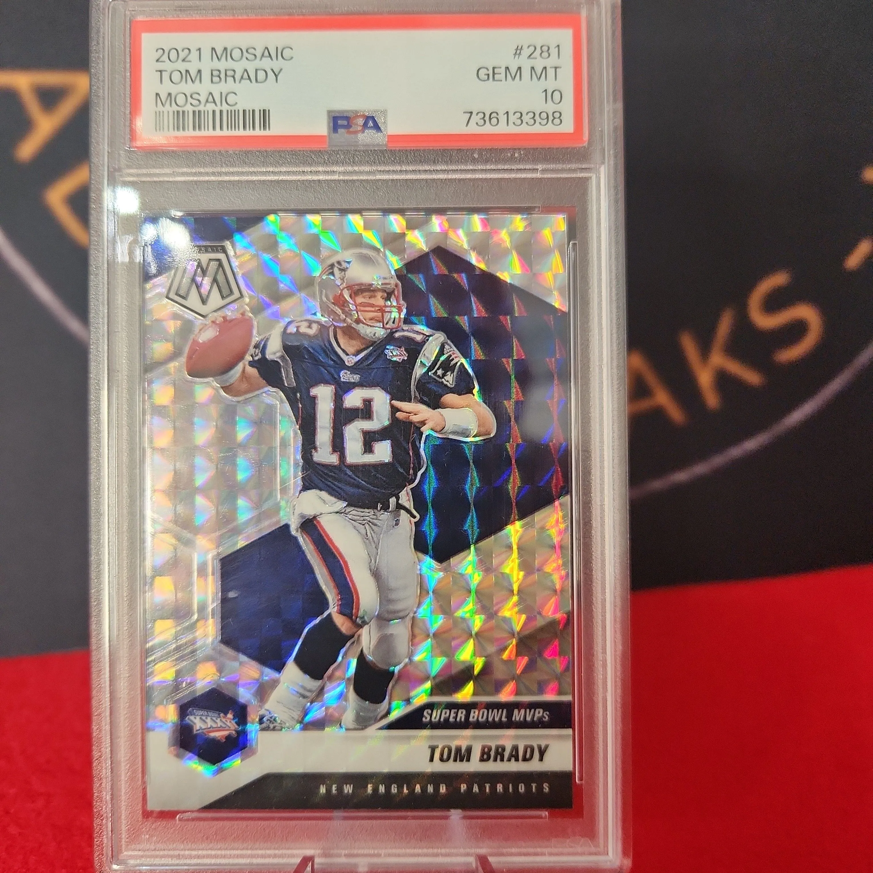Product image for Brady silver mosaic 10