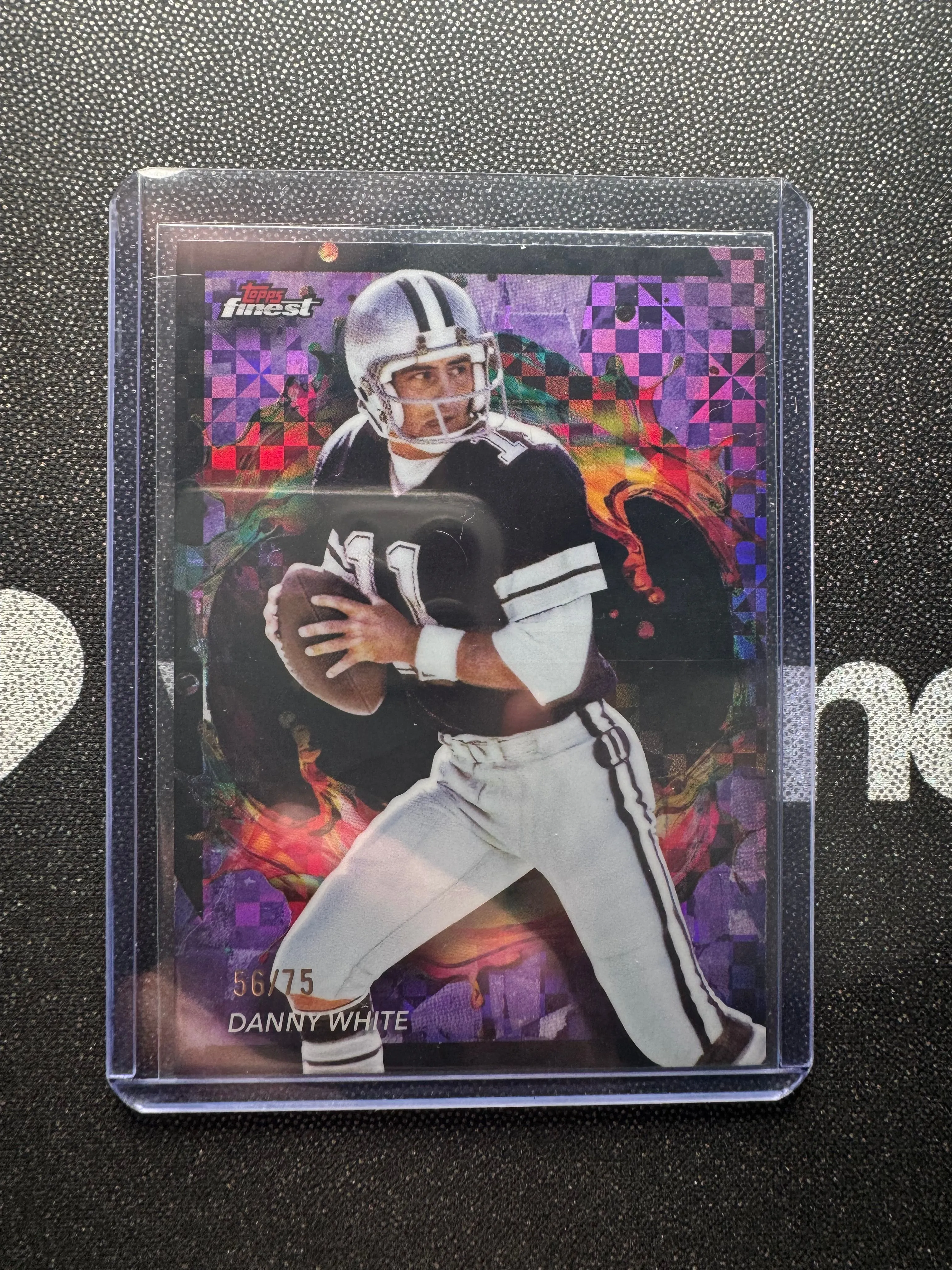 Product image for 2025 Topps Finest Danny White Purple Rare /75