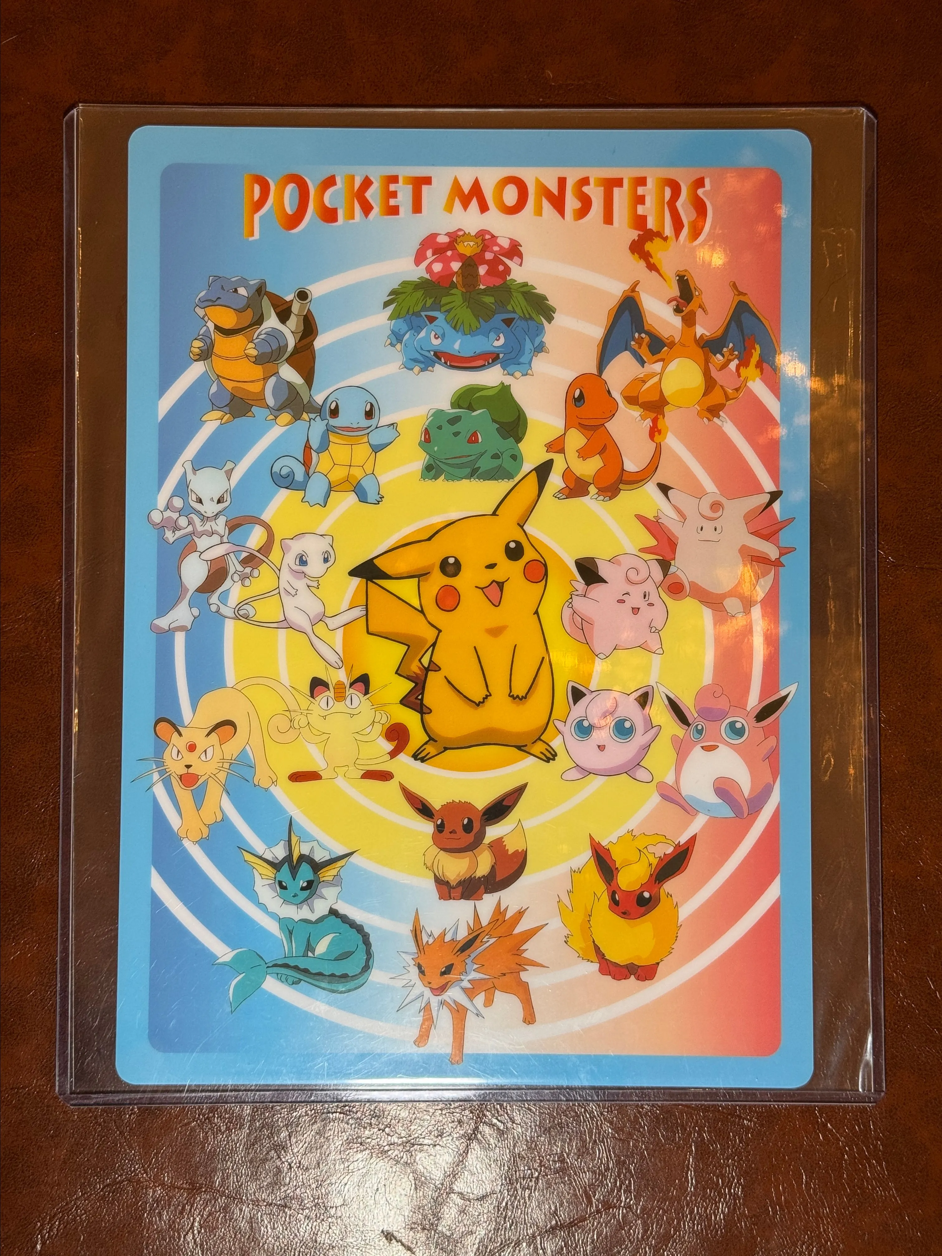 Product image for Pokemon Jumbo Carddass Charizard TOMY Japanese Plastic Art Board