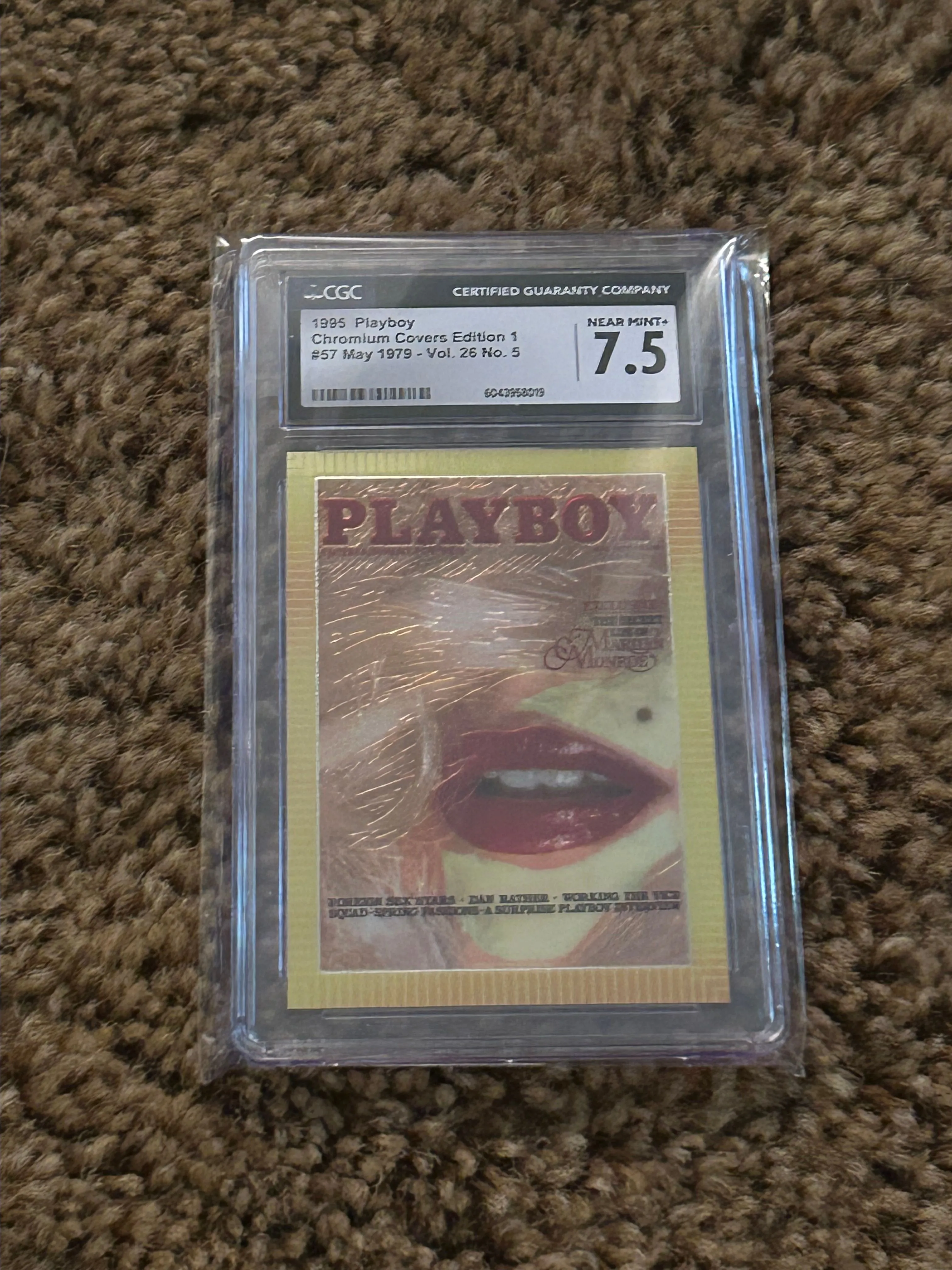 Product image for 0. $22 - Marilyn Monroe | Chromium Holo | Playboy Slab