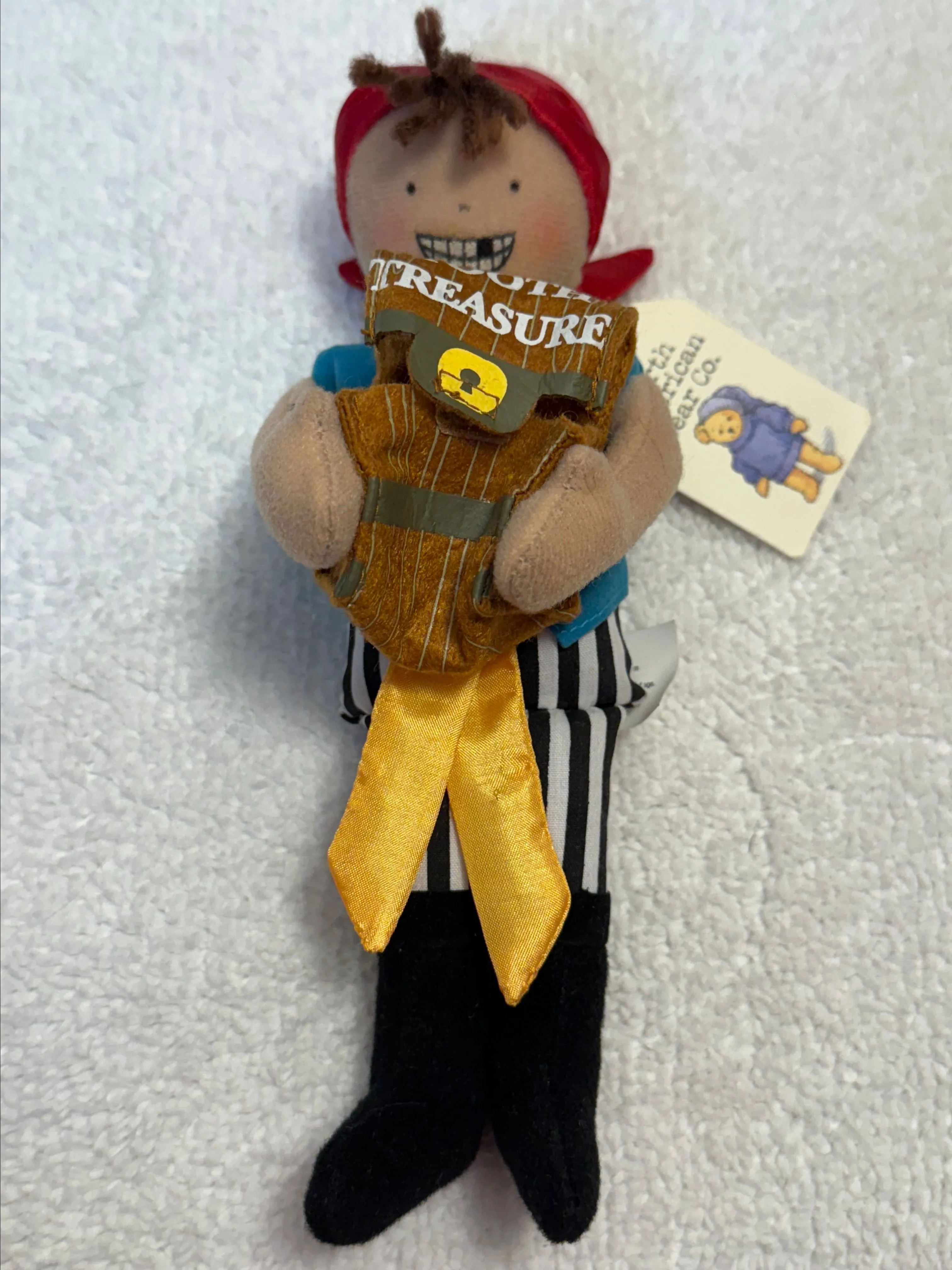 Product image for Tooth Holder Pirate (Red Cap)- North American Bear Co