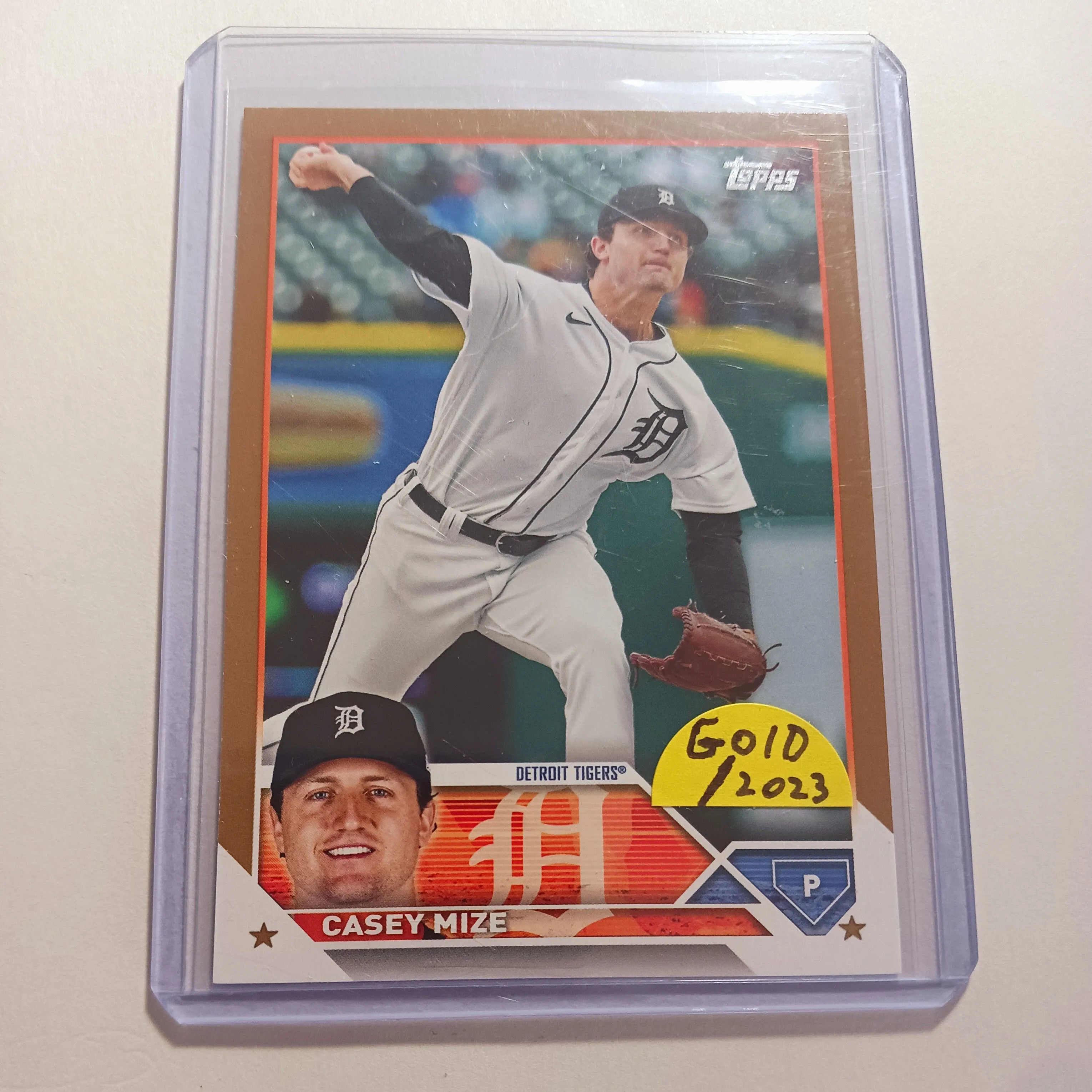 Product image for Casey Mize 2023 Topps Gold  /2023