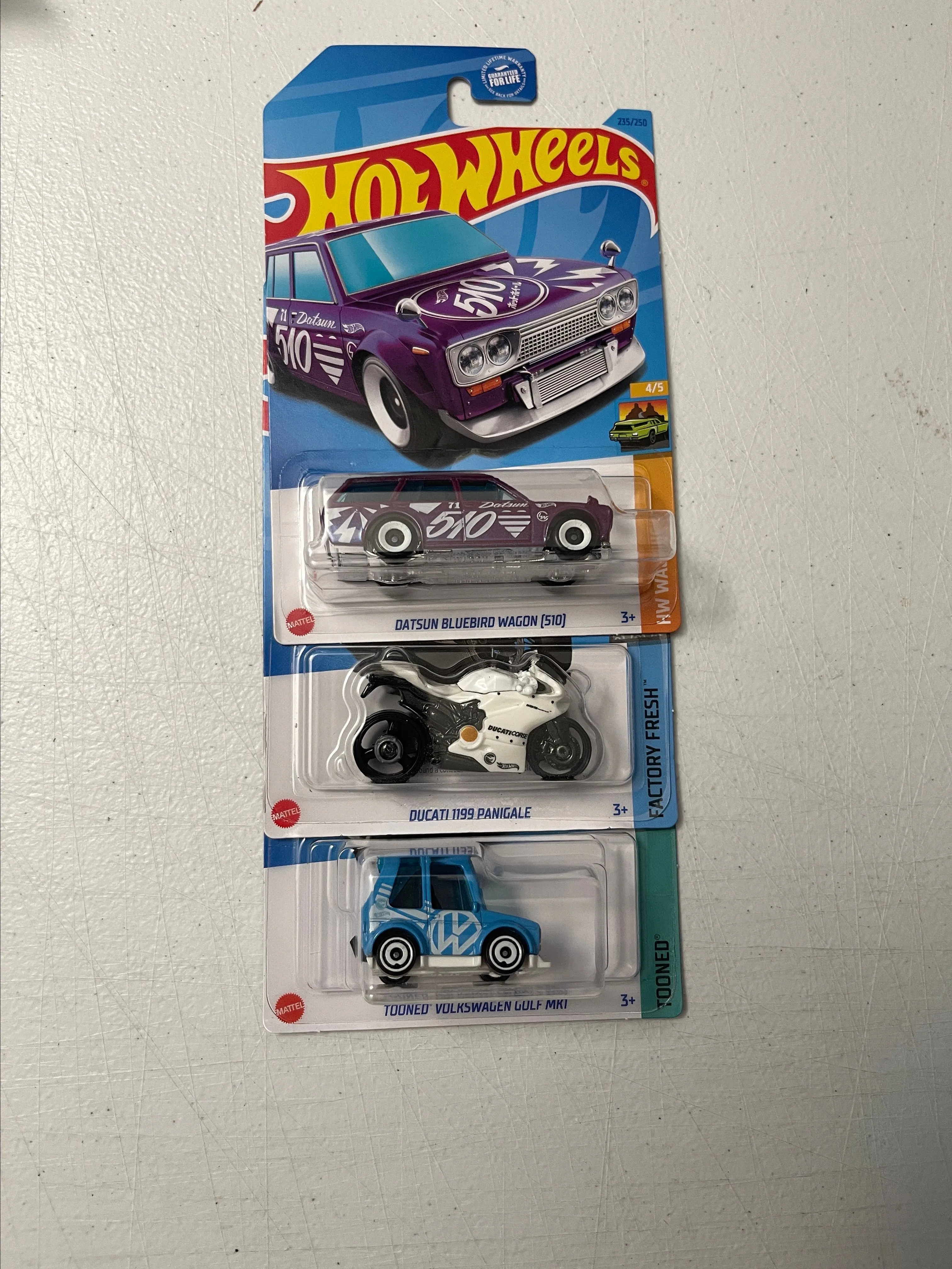 Product image for Hot wheels Datsun 510 - Ducati - VW tooned treasure hunt