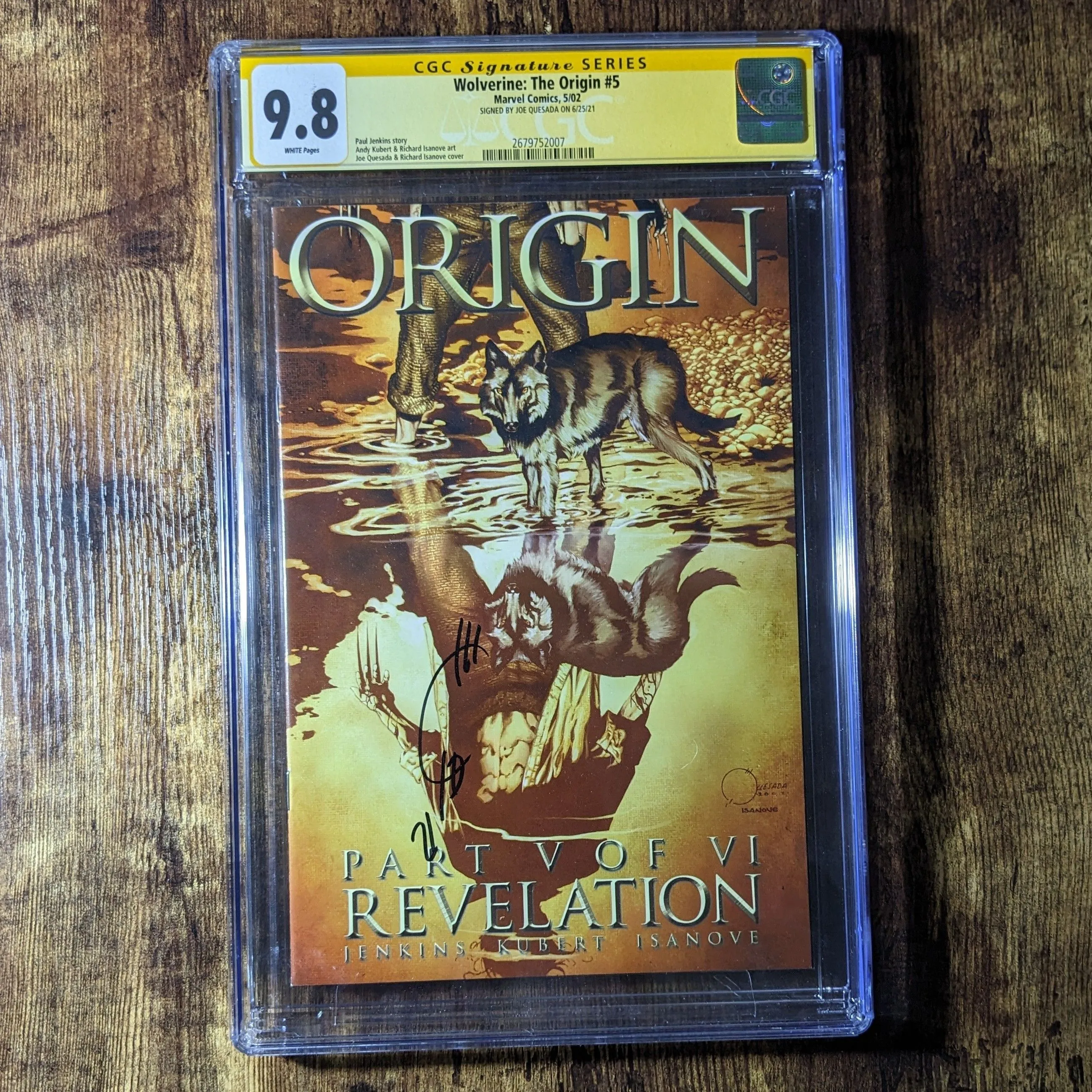 Product image for Wolverine the Origin #5 CGC SS 9.8
