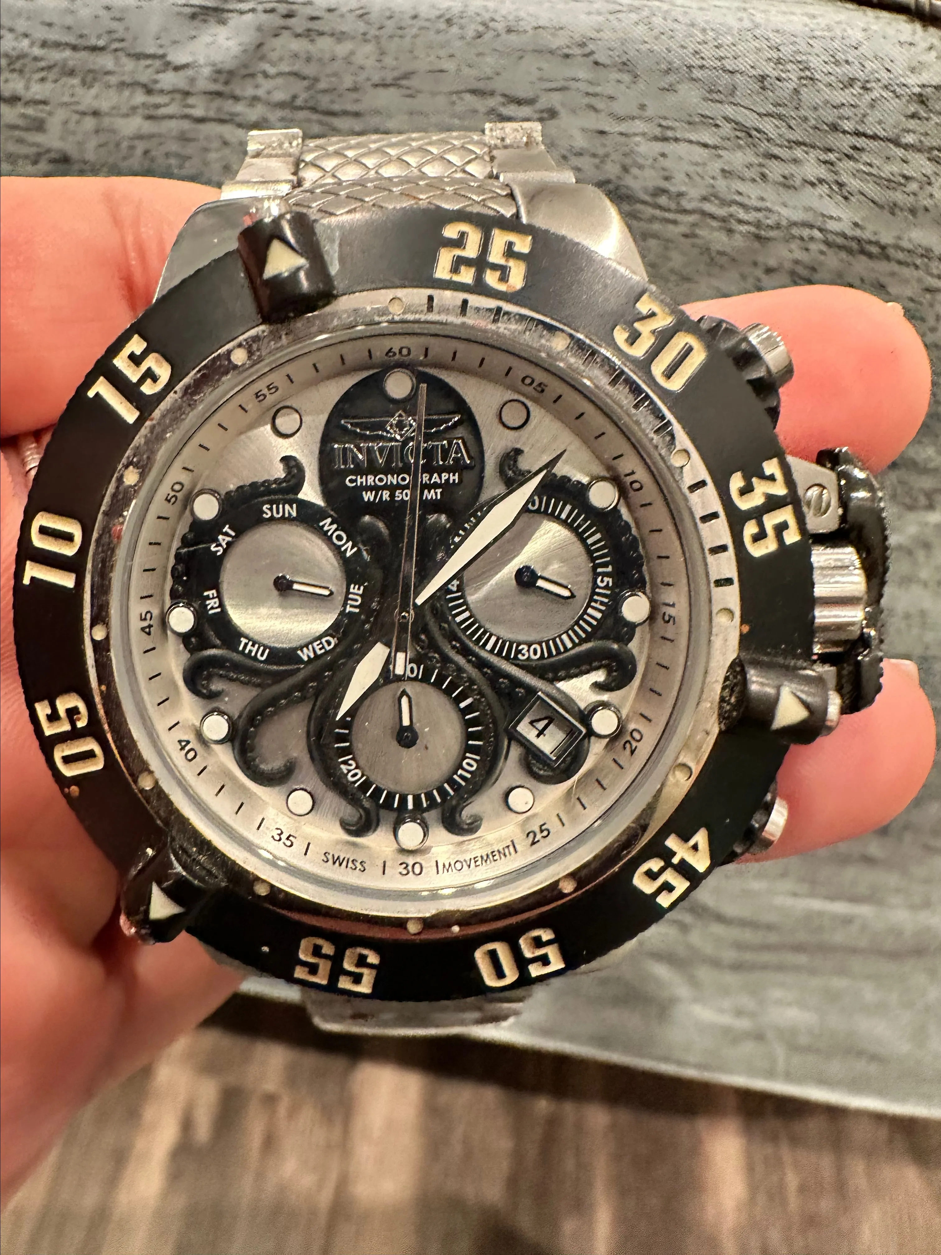 Product image for Invicta watch as shown on live-Sold Out