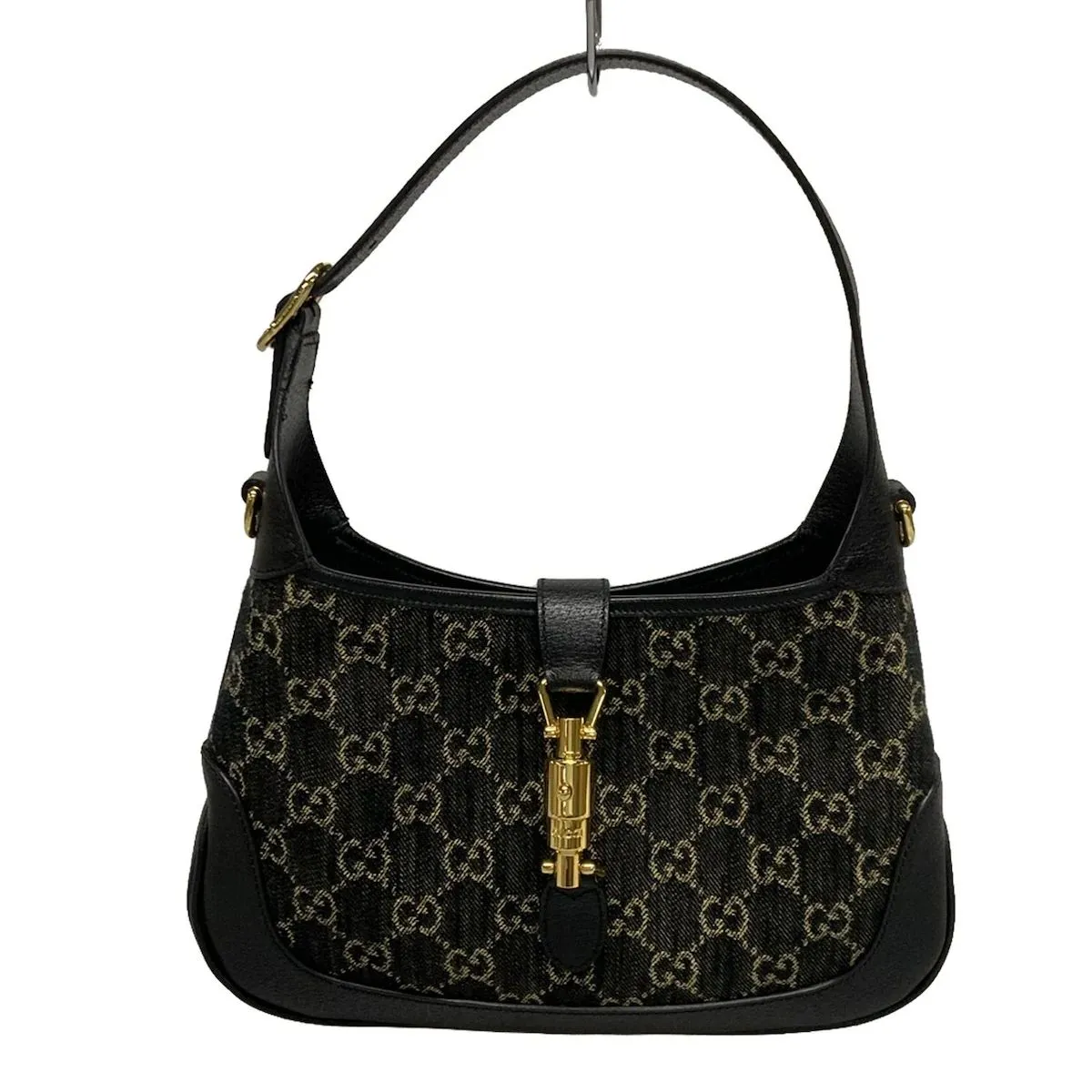 Product image for PRE-OWNED GG Dark Denim 1961 Jackie Small Shoulder Bag