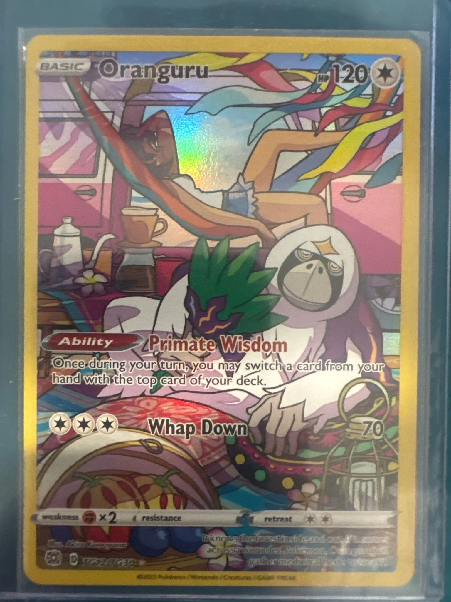 Pokemon TCG Brilliant Stars Single Cards TG12/TG30 Oranguru Card