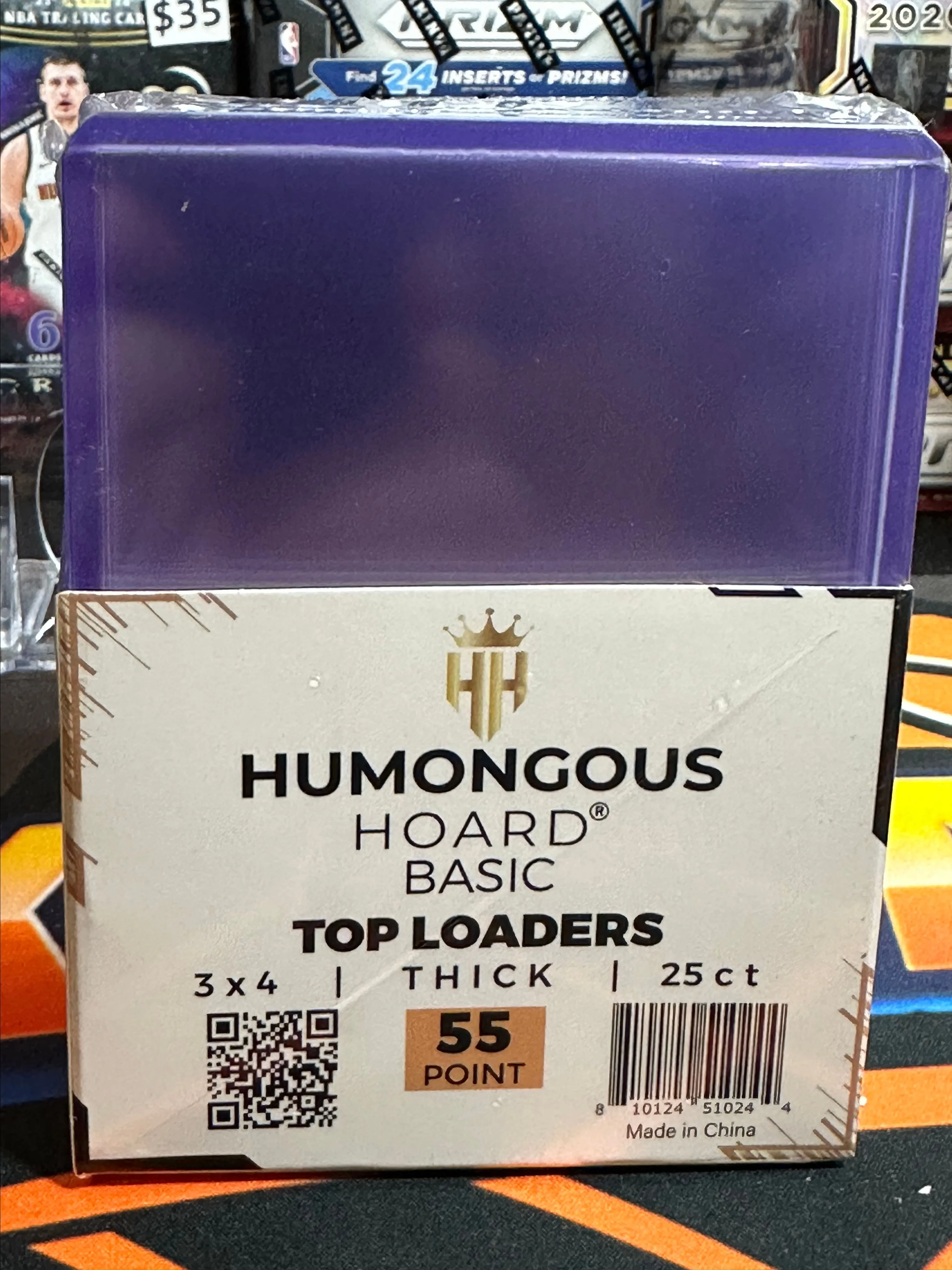 Product image for 1 Pack 55pt Thick Toploaders(25CT)