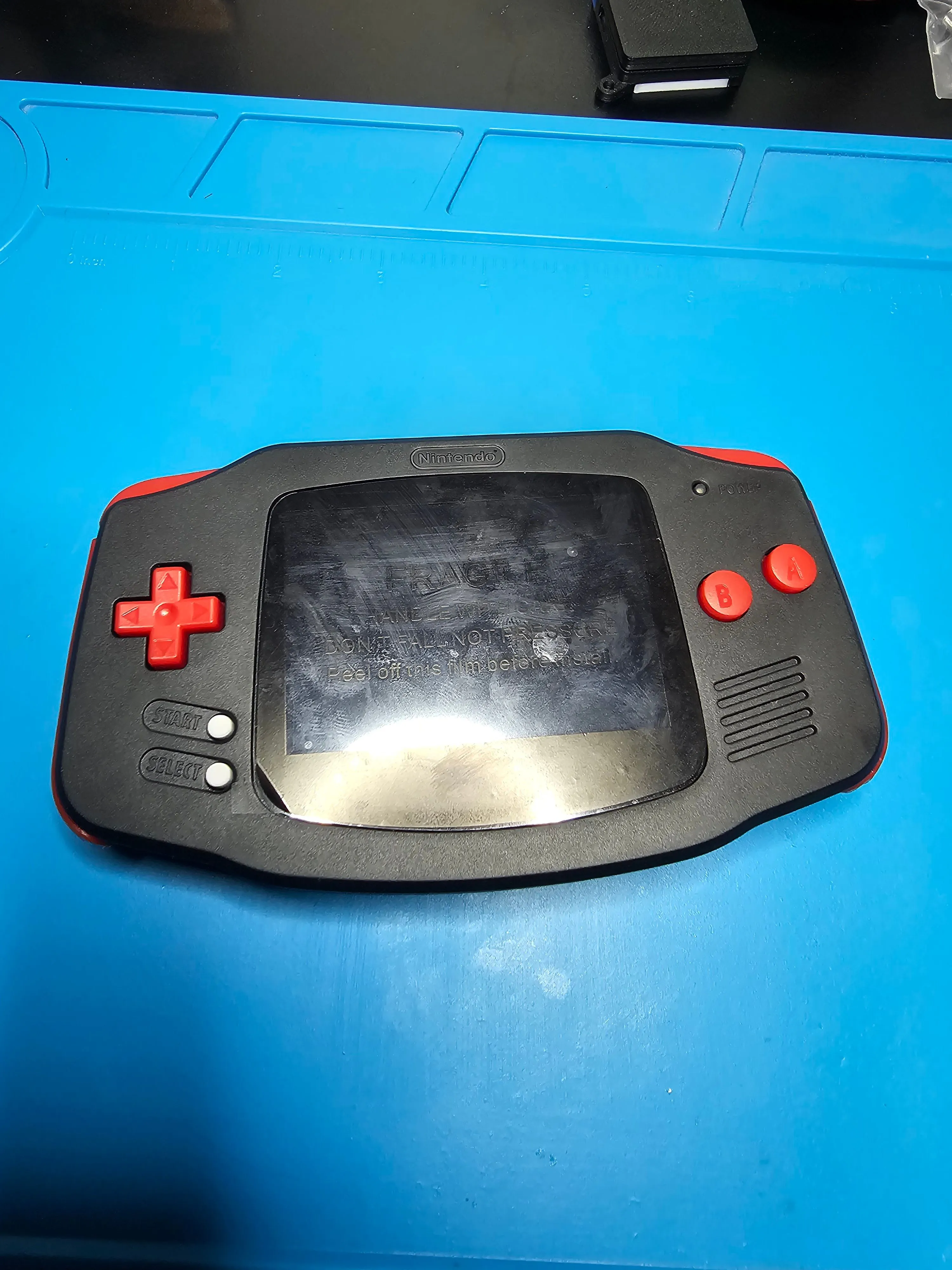 Product image for Game Boy Advance (black & red; IPS)