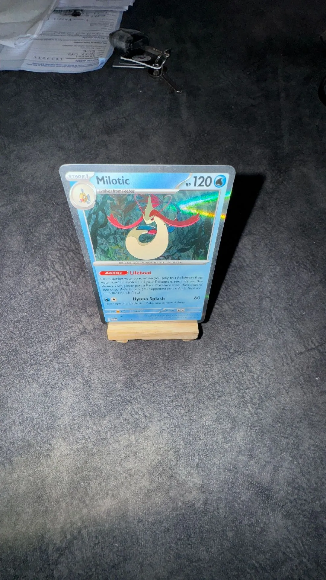 Product image for Milotic Scarlet And Violet Paradox Rift Set 036/182 Holo Holo Rare Pokemon Card
