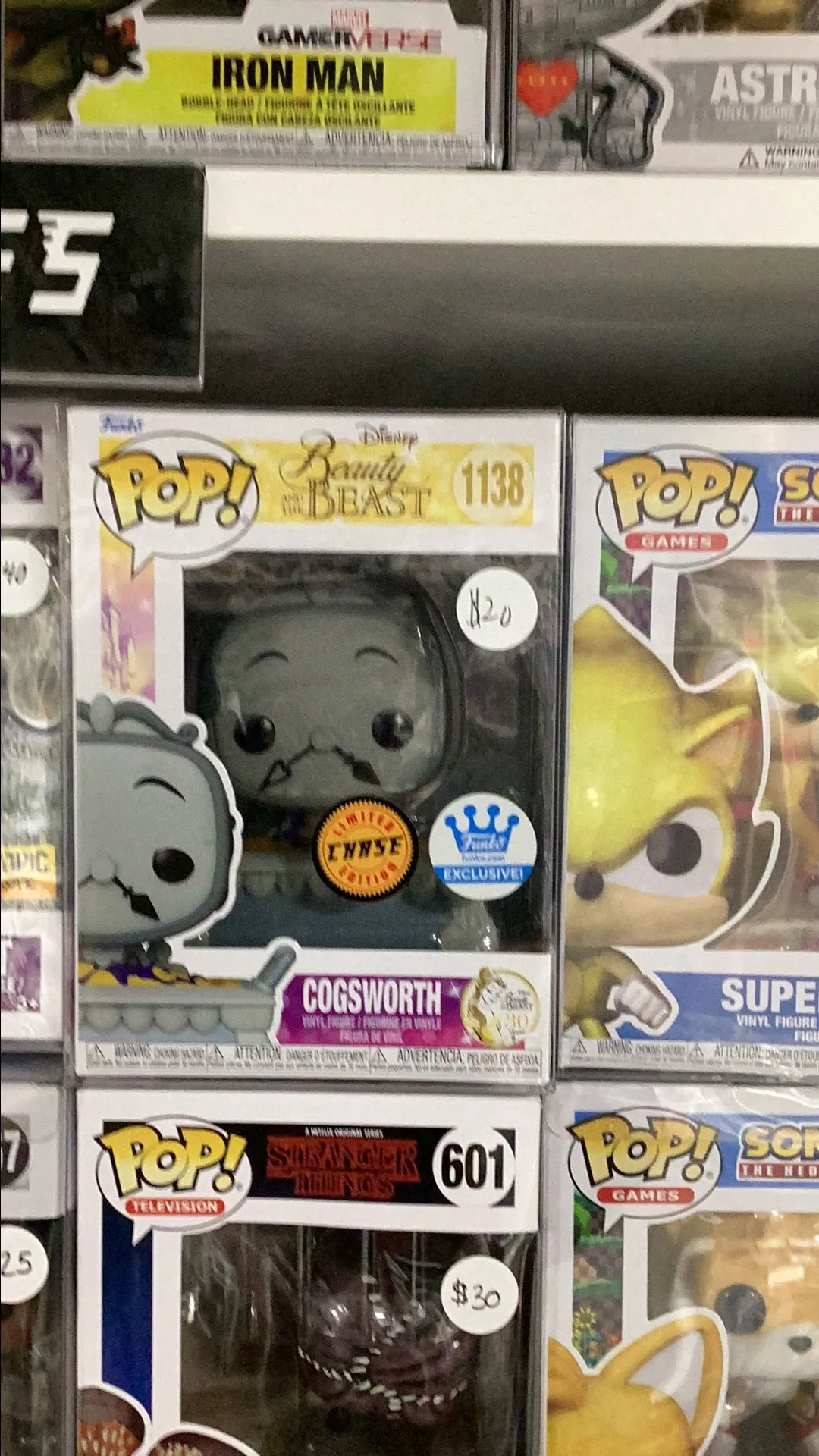 Product image for Disney Beauty and the Beast Cogsworth chase 1138