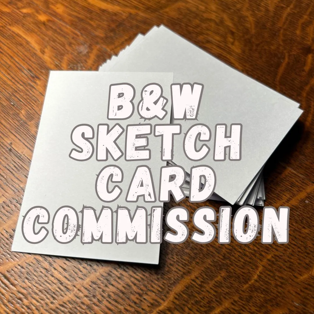 Product image for B&W Sketch Card Commission