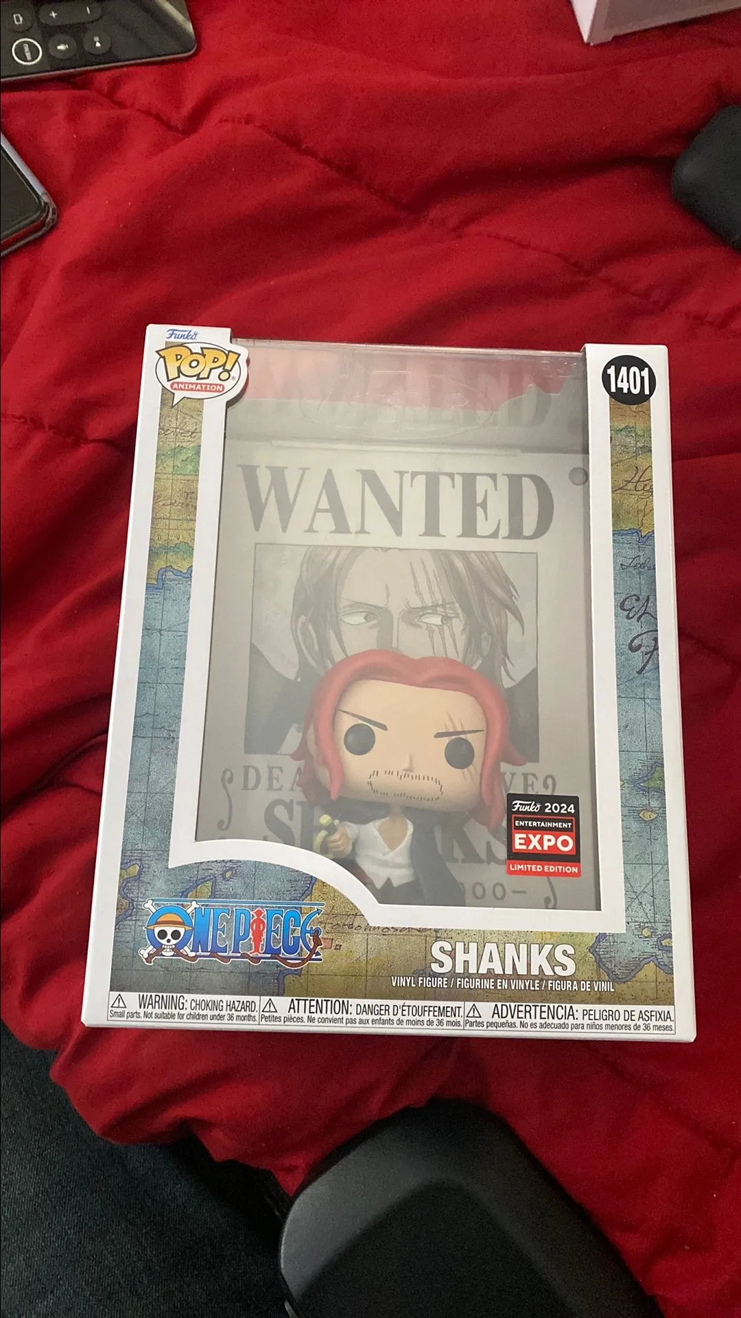 Product image for shanks wanted poster C2E2