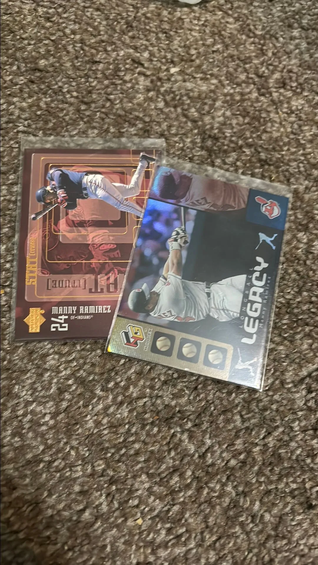 Product image for Manny Ramirez insert lot Indians
