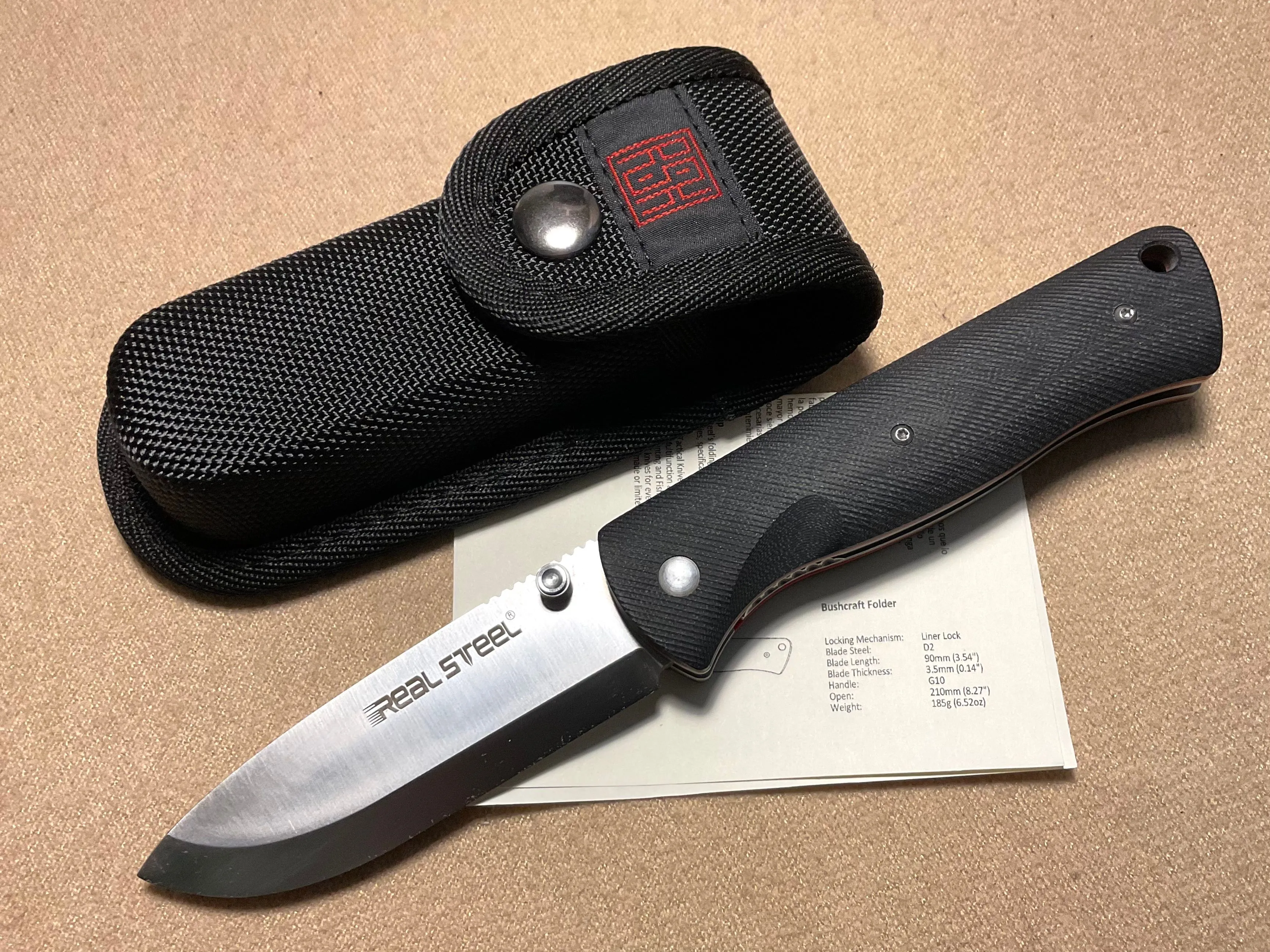 Product image for Real Steel Knives Bushcraft II Folder  #3716