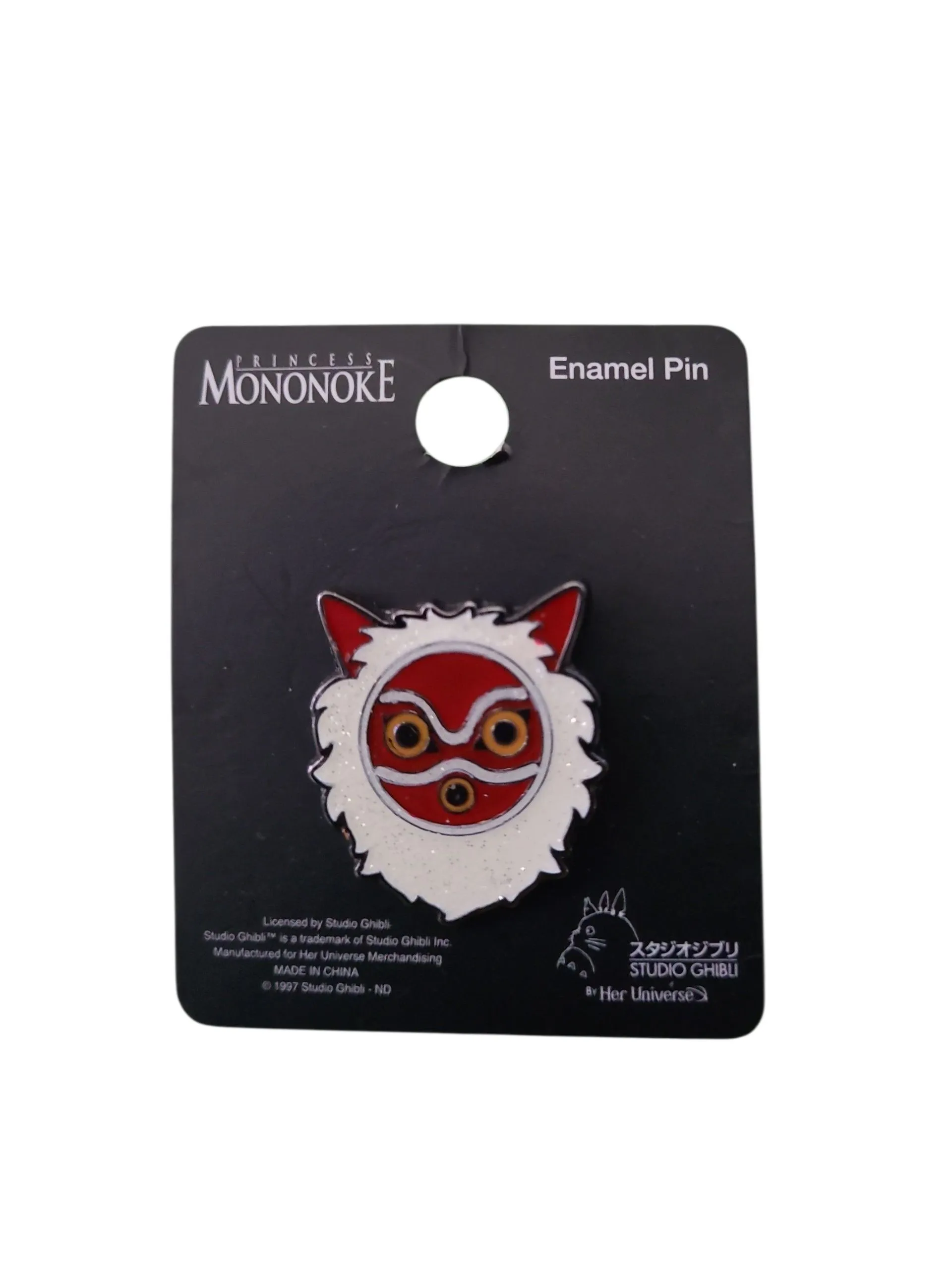 Product image for Princess Mononoke Anime Enamel Pin NEW