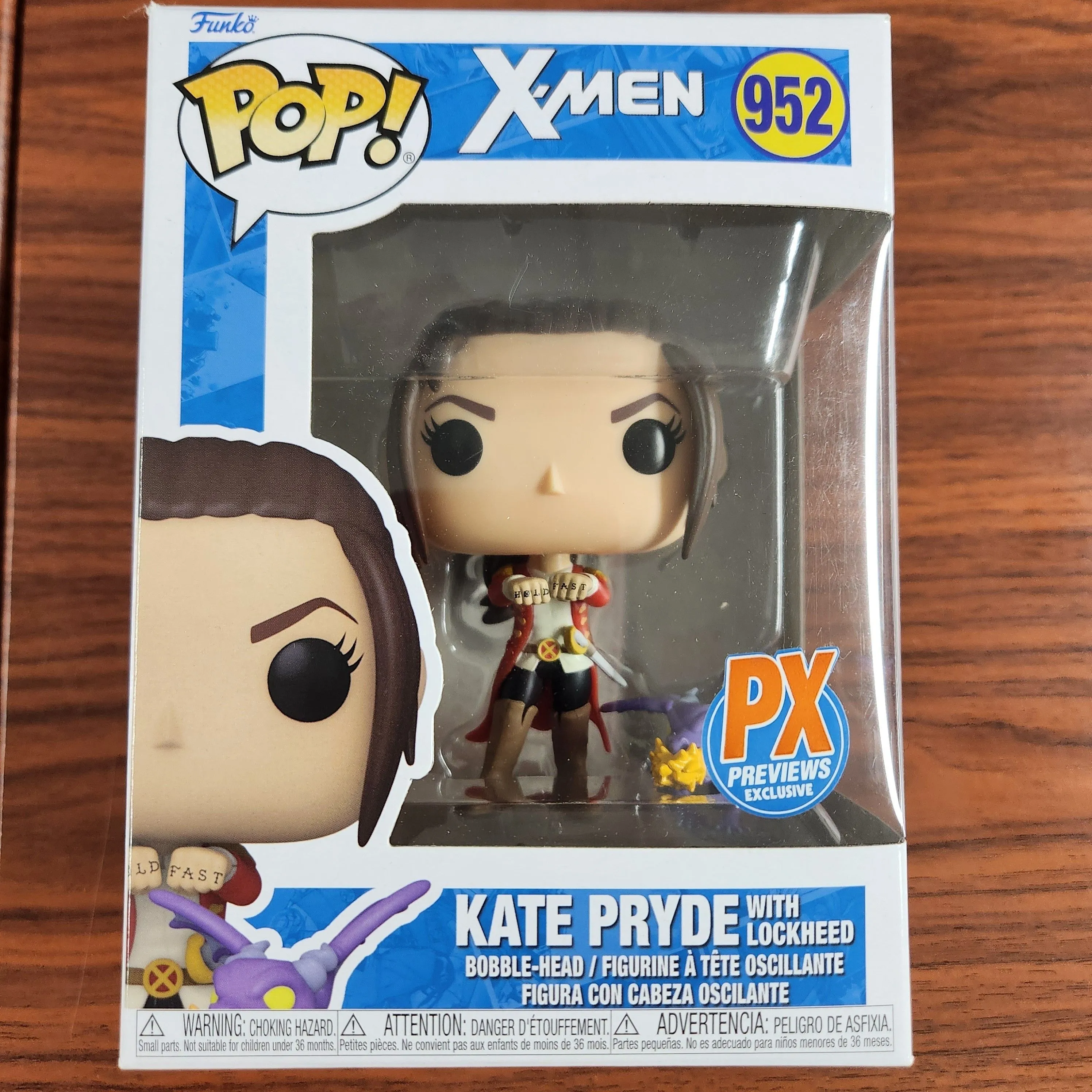 Product image for X-Men Funko Pop! Kate Pryde (with Lockheed) #952 PX Previews Exclusive