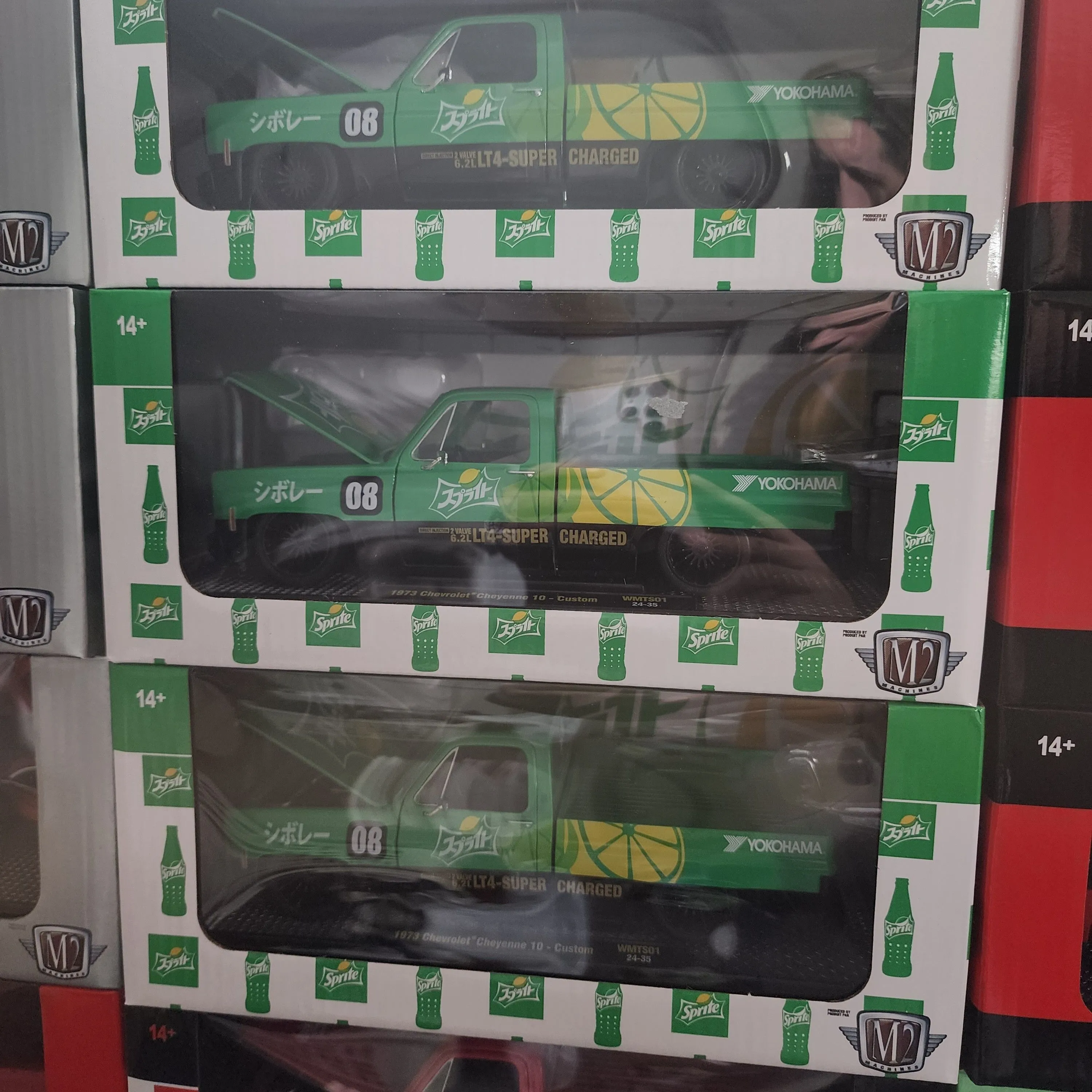 Product image for M2 Machines Coca-Cola/Sprite 1973 Chevy Cheyenne Pickup