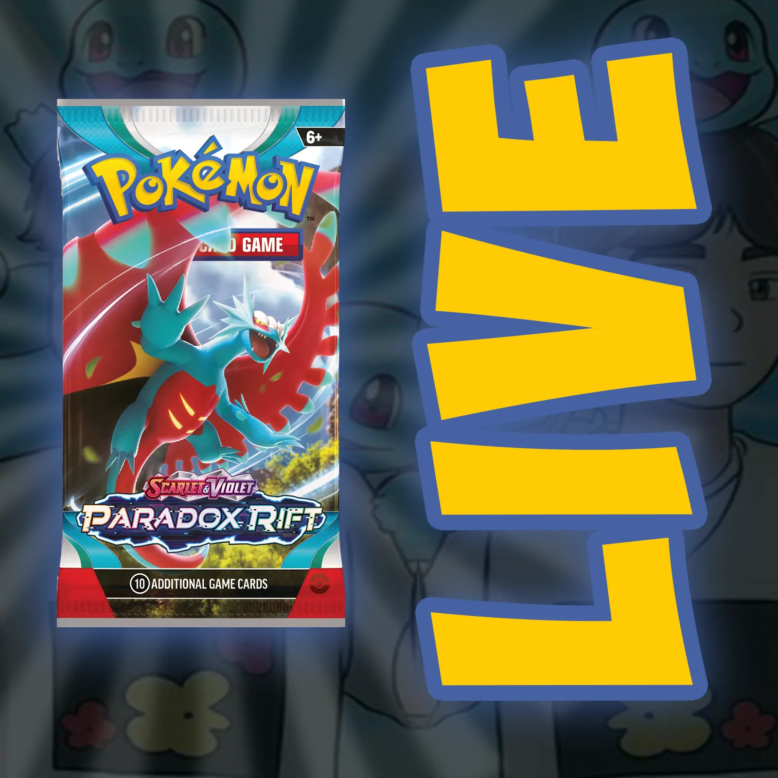 paradox rift booster box sale Pokemon Paradox Rift Half Booster Box | Scarlet & Violet main image 0
