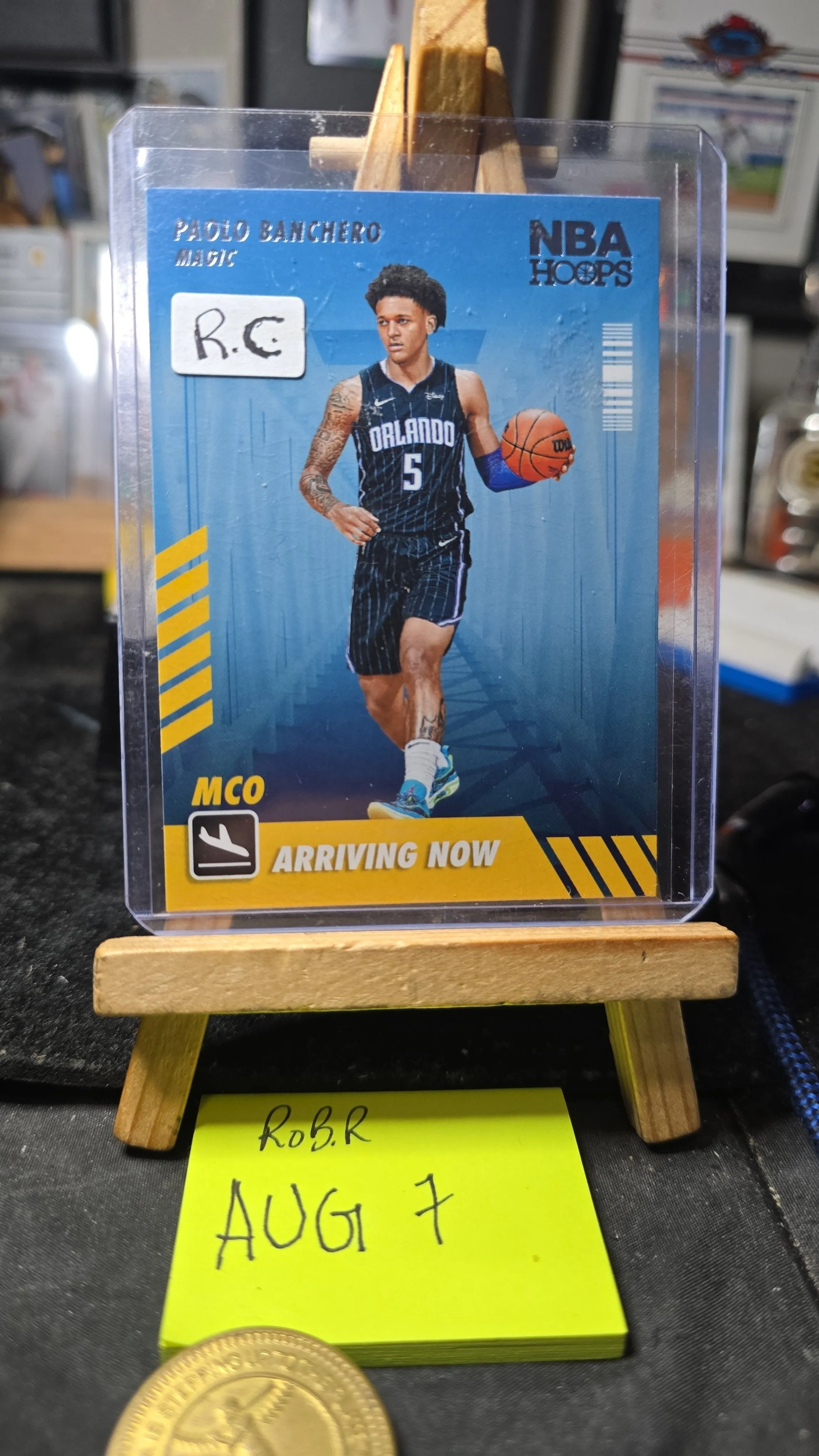 Product image for 2022-23 panini NBA hoops PAOLO BANCHERO RC arriving  now