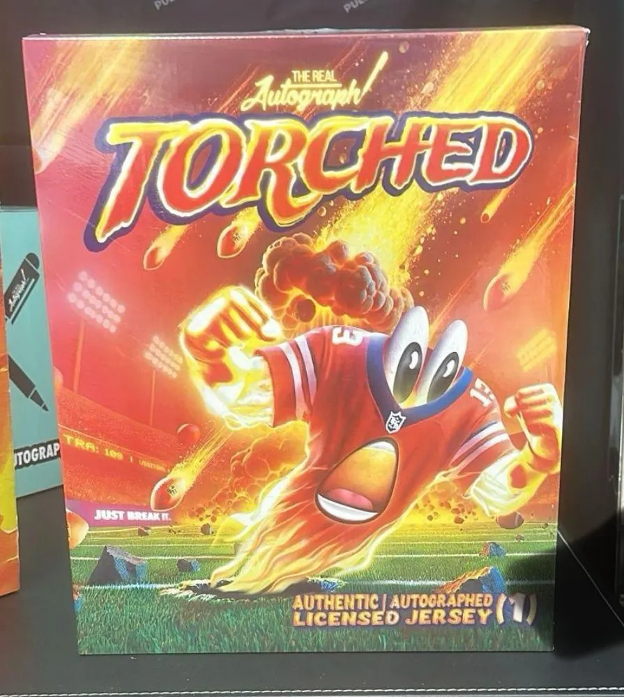 Product image for NFL JERSEY TORCHED 100% NIKE JERSEY SIGNED