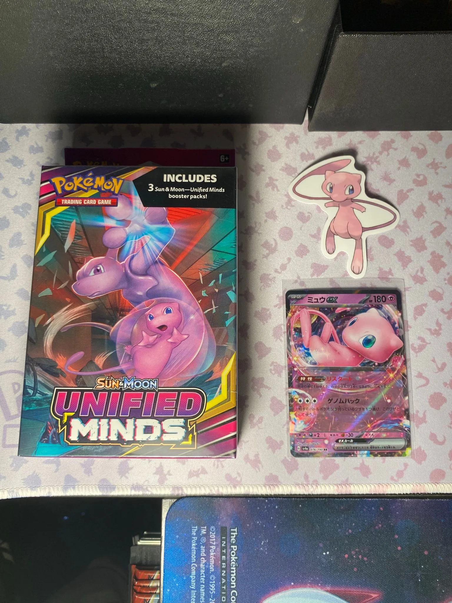 2019 Pokmon Sun & Moon Unified Minds 3 Pack Hanger Box w JP Mew Ex  Card/Sticker  Whatnot: Shop, Sell, Connect