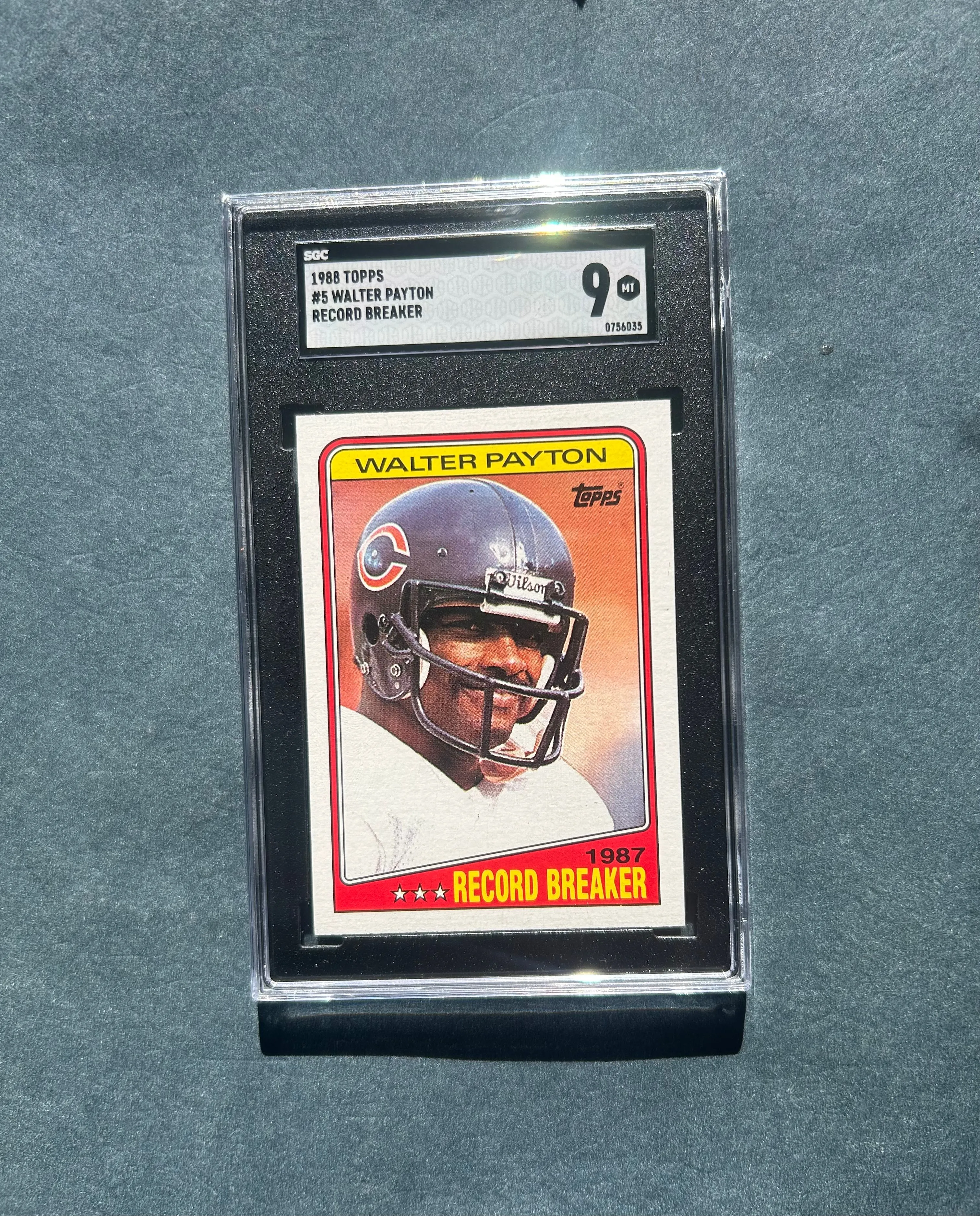 Product image for 1988 Topps #5 W. Payton (RB)