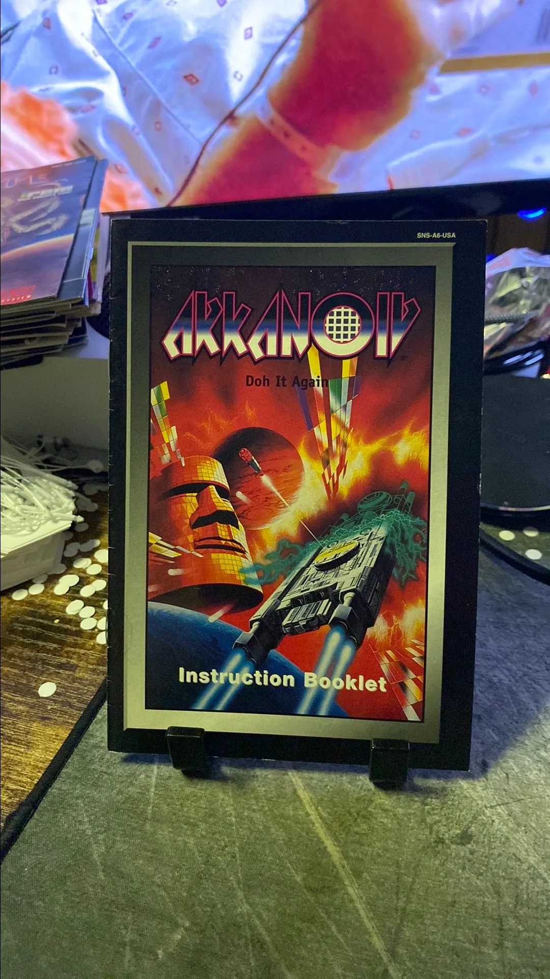 Product image for Arkanoid MANUAL ONLY SNES