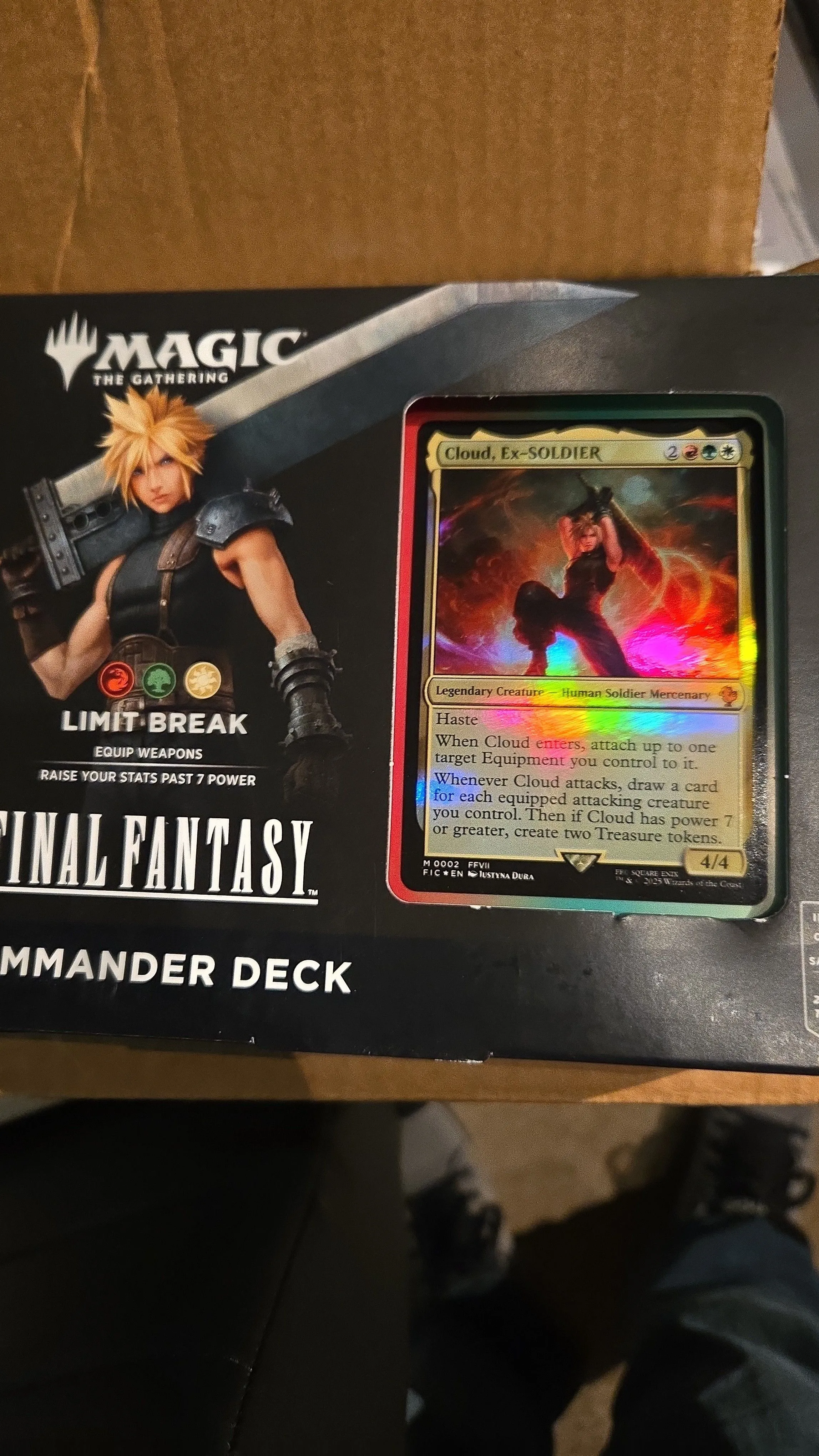 Product image for 0MTG: Final Fantasy Commander Deck Limit Break (FFVII)