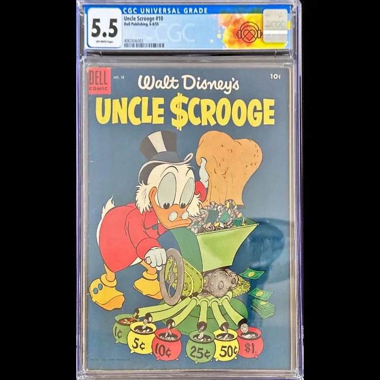 Product image for Uncle Scrooge 10 cgc 5.5 1955