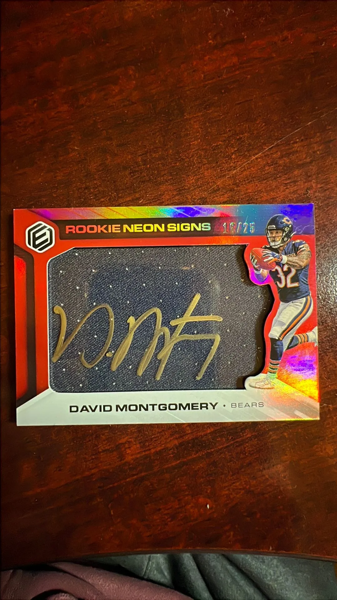 Product image for David Montgomery 2019 Elements Neon Signs 16/25 RC