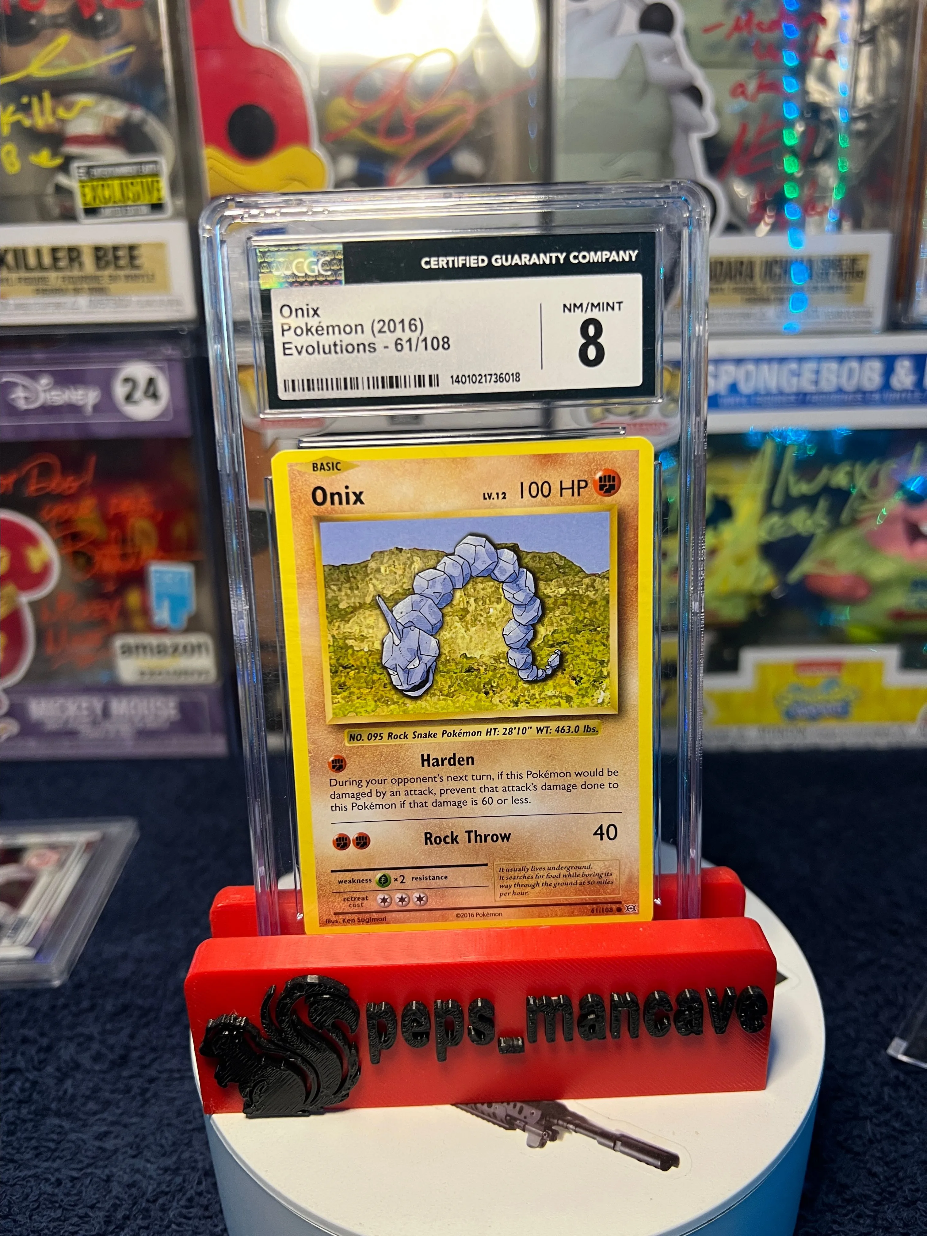 Onix Pokemon Card #61 Graded CGC 8  Whatnot: Shop, Sell, Connect