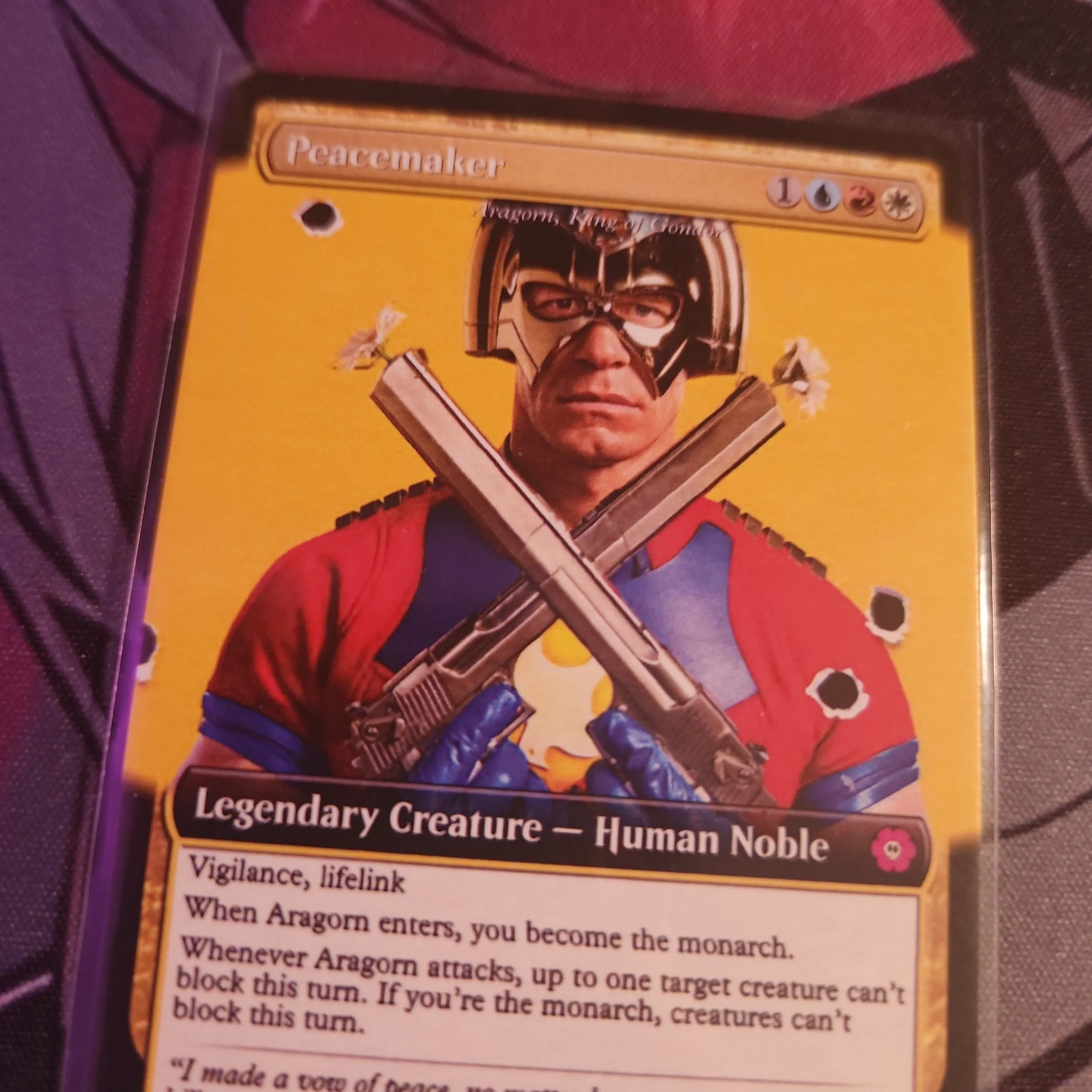 mtg aragorn card Aragorn, the Uniter LotR MULTICOLOR LEGENDS Magic MTG Custom Commander –  CommanderComplete main image 0