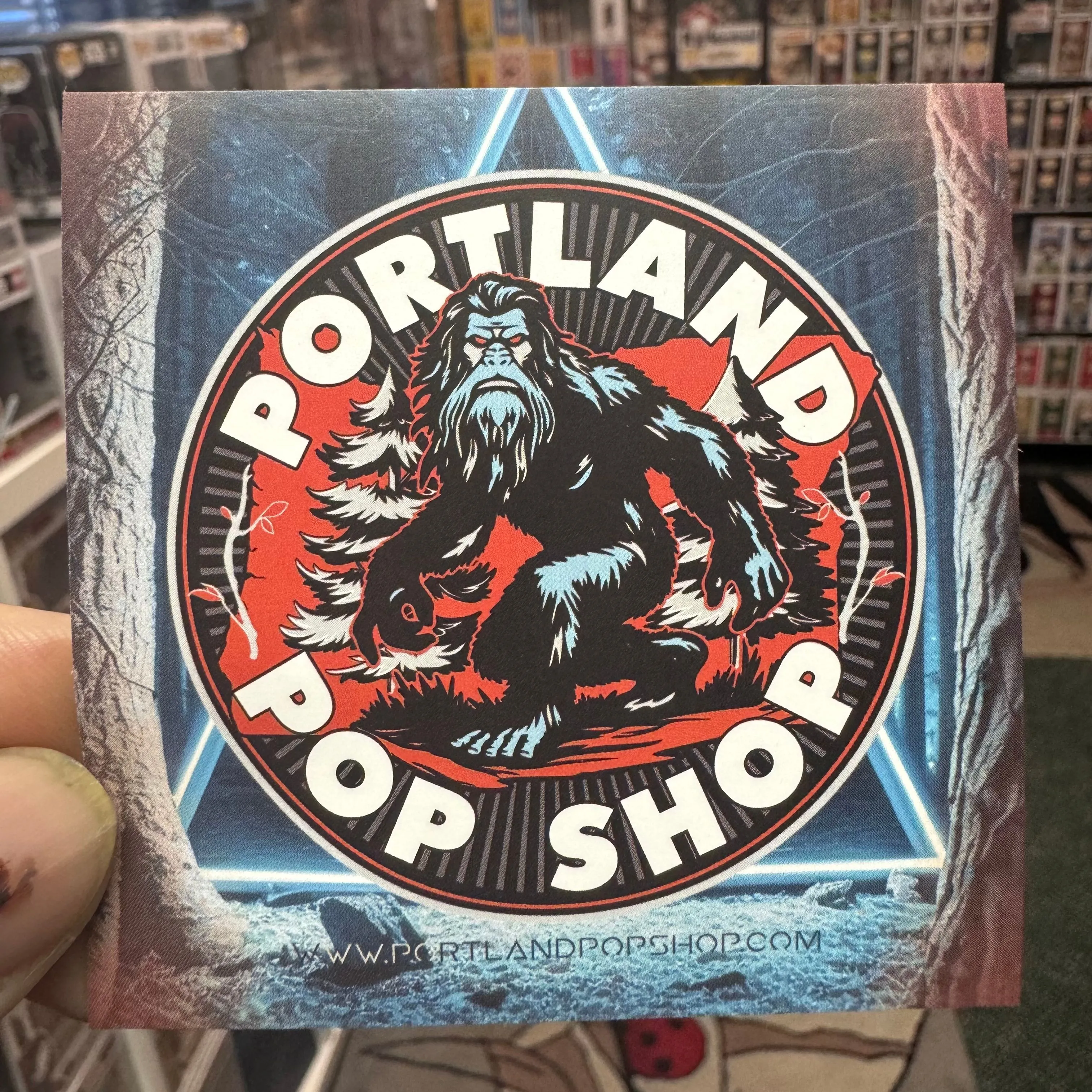 Product image for Portland Pop Shop Bigfoot "Support" Sticker