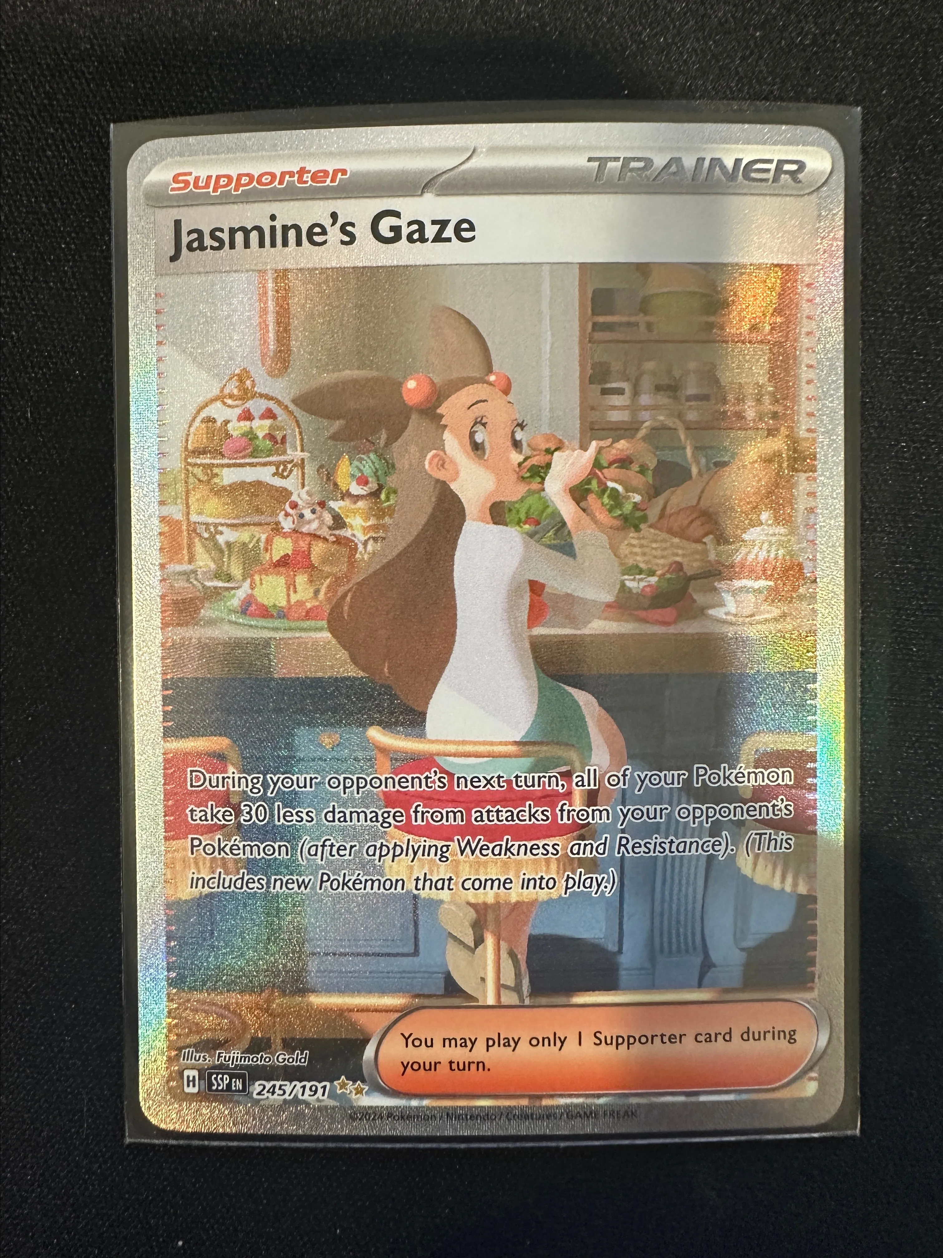 jasmine's gaze pokemon card Pokemon TCG Jasmine's Gaze 245/191 Surging Sparks Alt Art NM – True  Believers Gaming and Collectibles main image 1