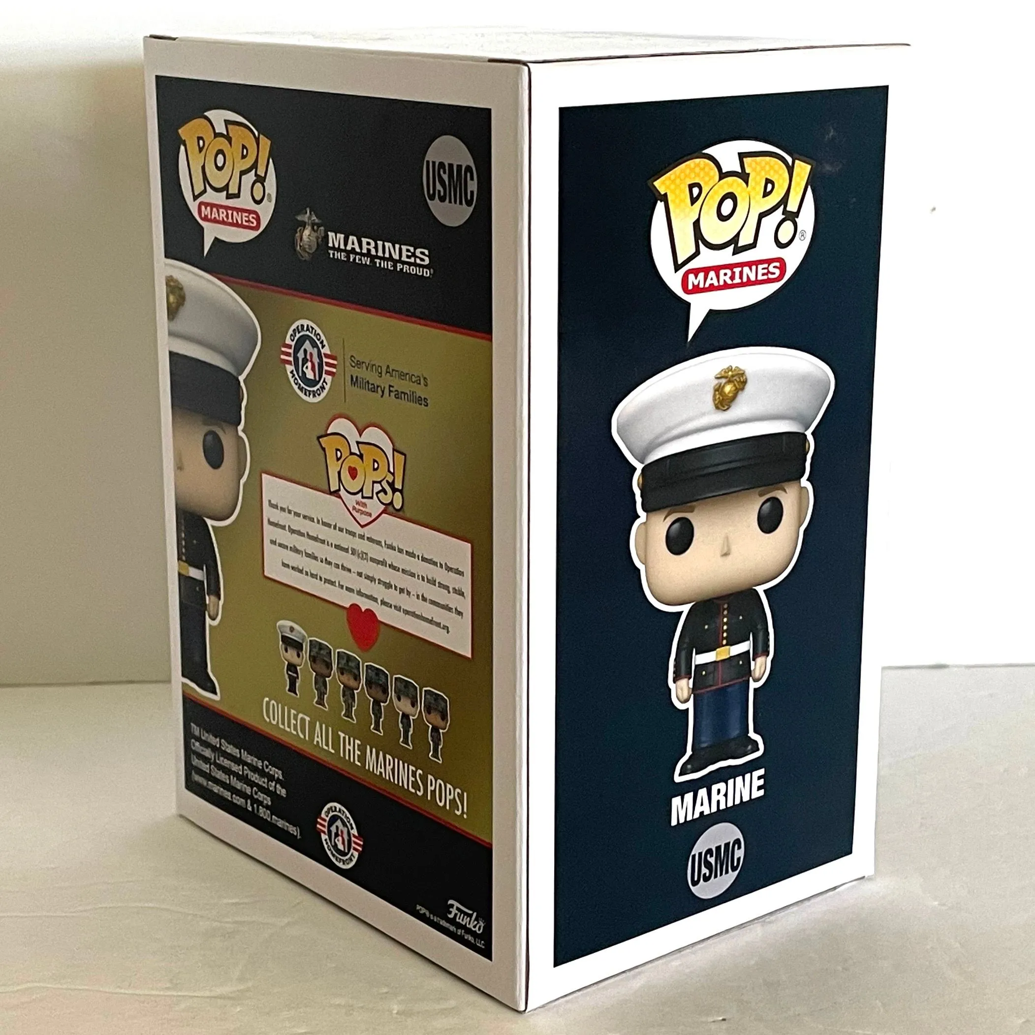 USMC Marine In Dress Blues Vaulted Funko Pop Male MIB  Whatnot: Shop,  Sell, Connect
