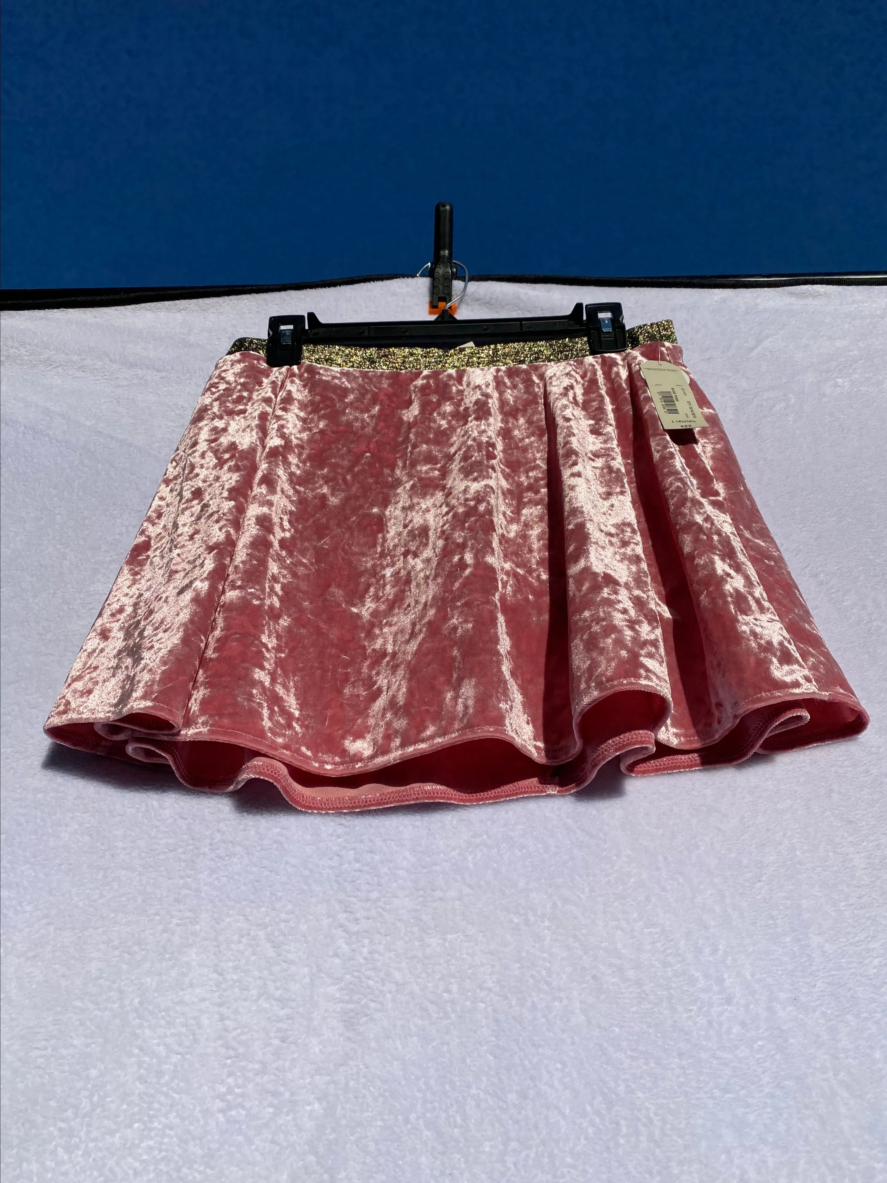 Product image for Arizona Jeans Women (L 14 1/2- 16 1/2 Plus) Skirt Rose Pink NWT $22
