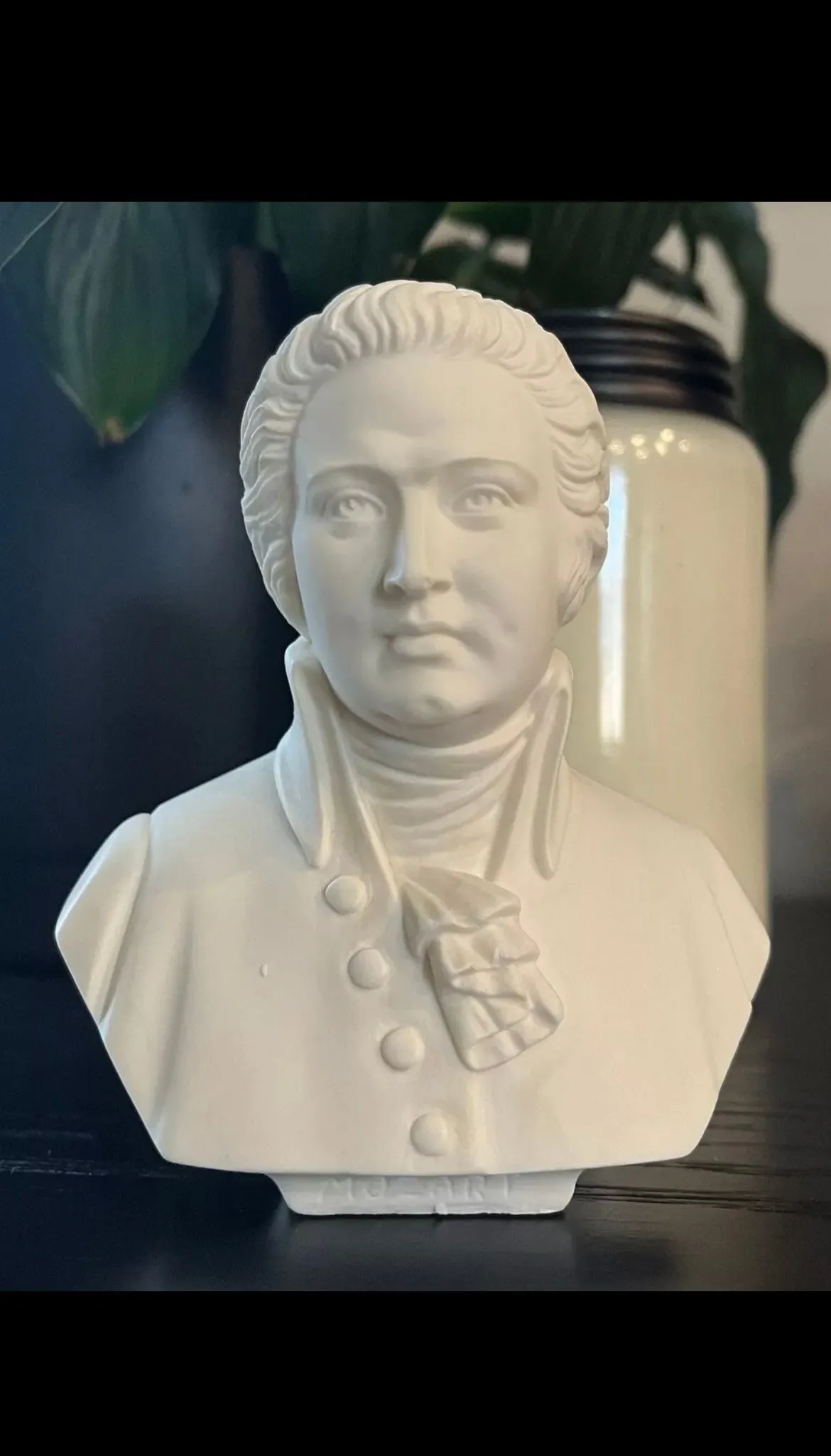Product image for Mozart bust statue (signed)