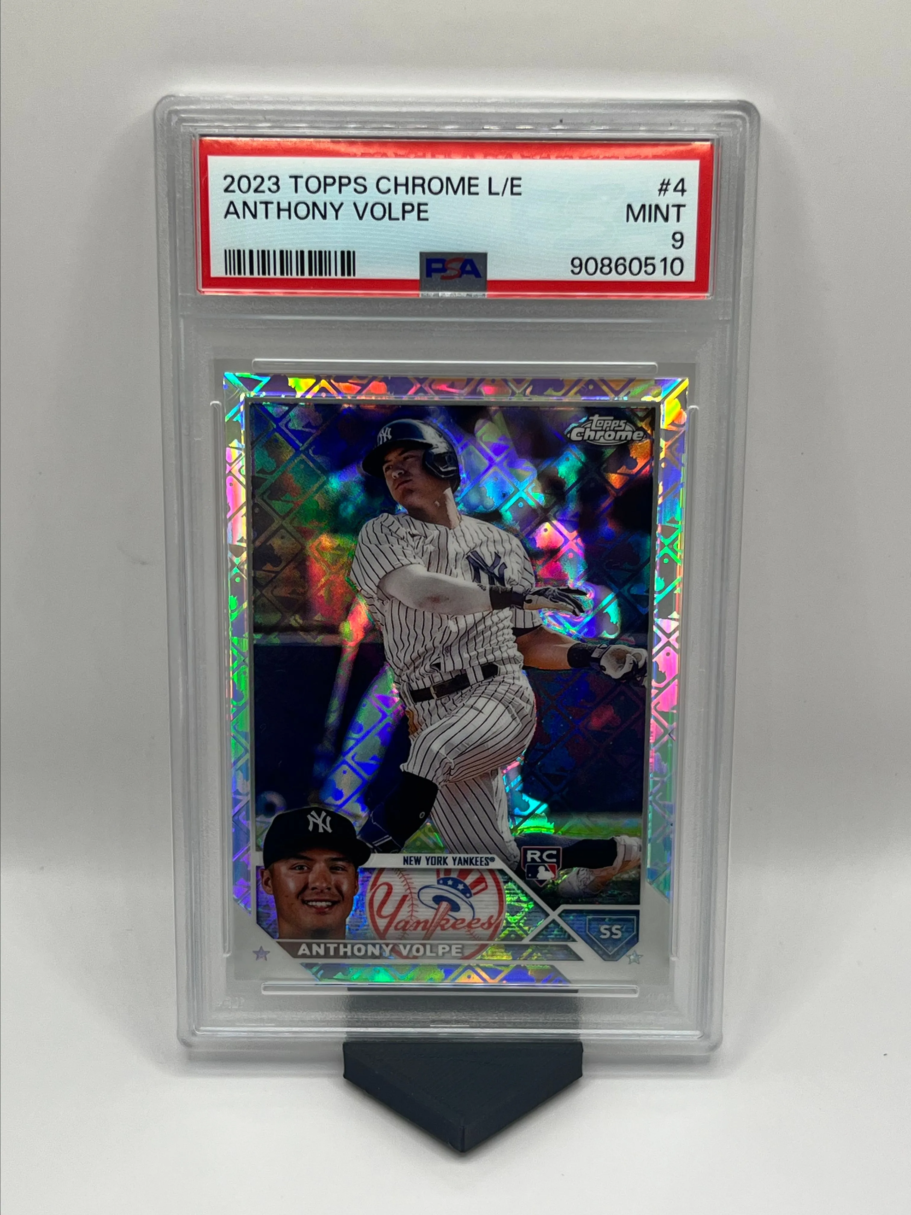 Product image for 2023 Topps Chrome Anthony Volpe Graded Rookie