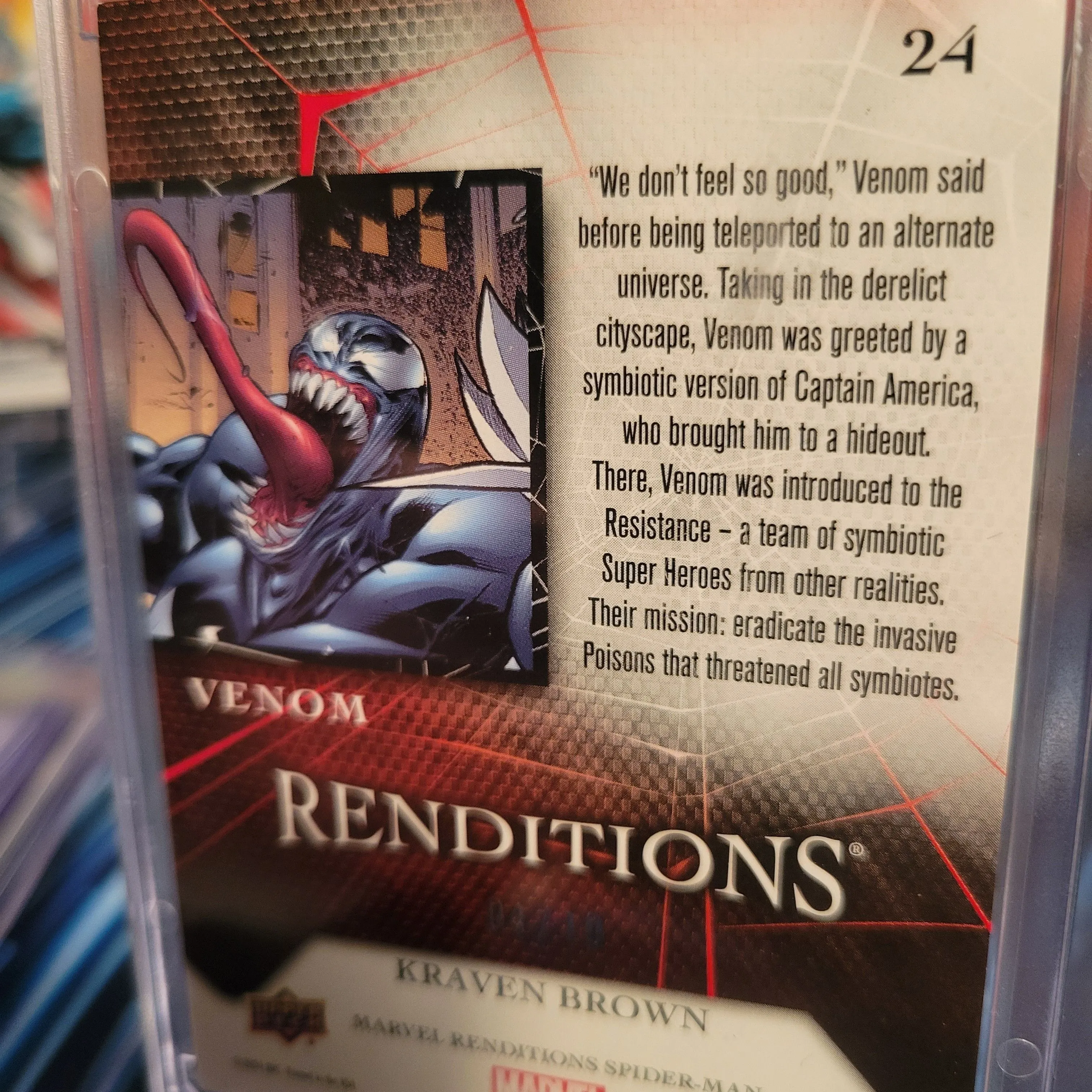 Product image for Venom renditions kraven brown
